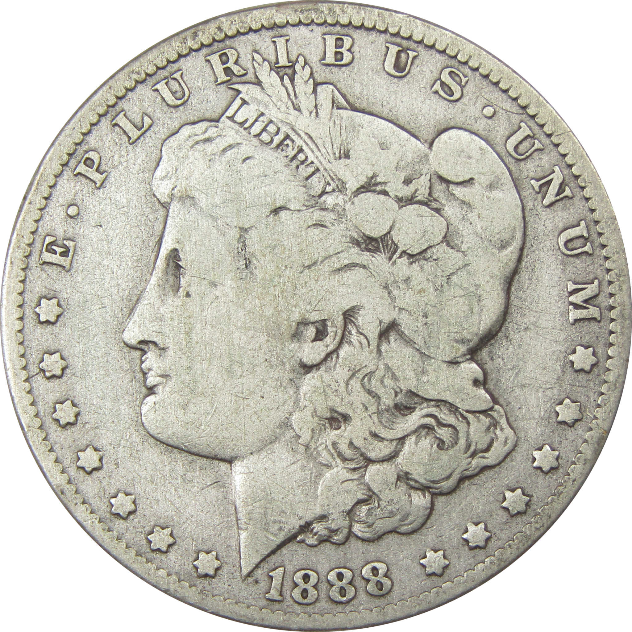 1888 O Hot Lips Morgan Dollar VG Very Good Details Silver SKU:CPC8937 - Morgan coin - Morgan silver dollar - Morgan silver dollar for sale - Profile Coins &amp; Collectibles