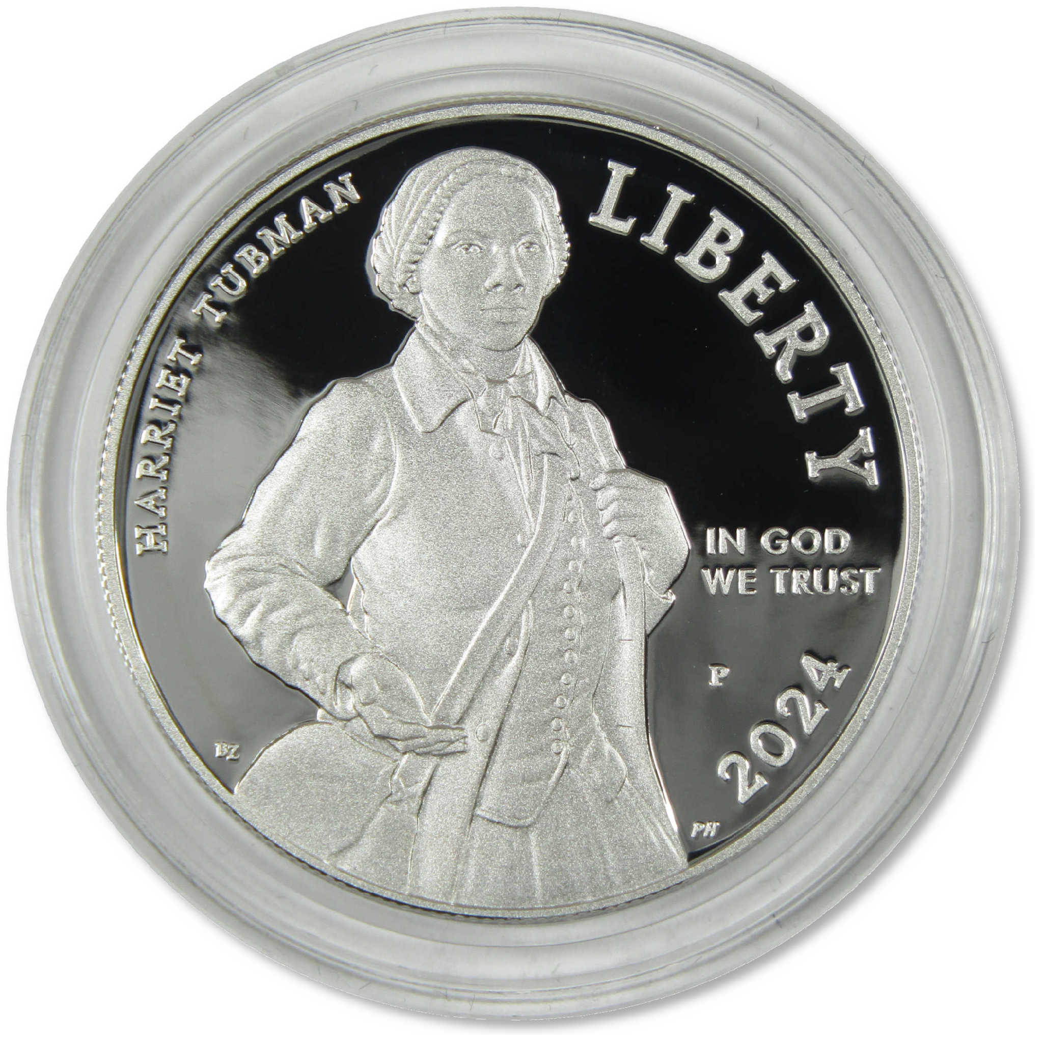 2024 P Harriet Tubman Commemorative Silver Dollar Proof OGP COA