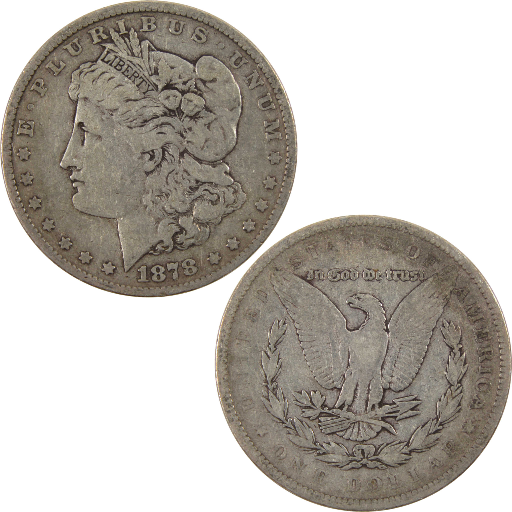 1878 7TF Rev 79 Morgan Dollar F Fine Silver $1 Coin SKU:I9159 - Morgan coin - Morgan silver dollar - Morgan silver dollar for sale - Profile Coins &amp; Collectibles