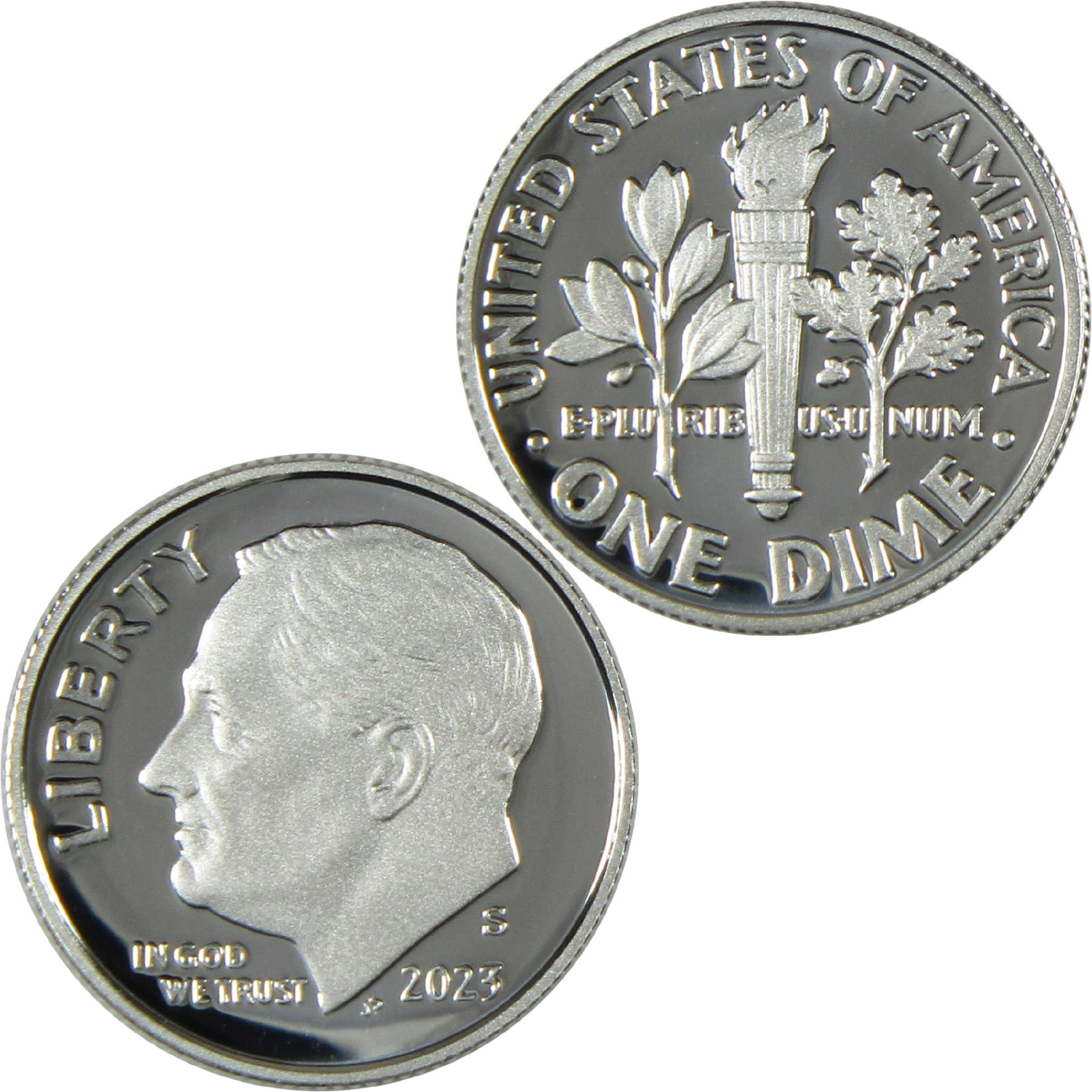 2023 S Roosevelt Silver Dime Proof 10c Coin Collectible