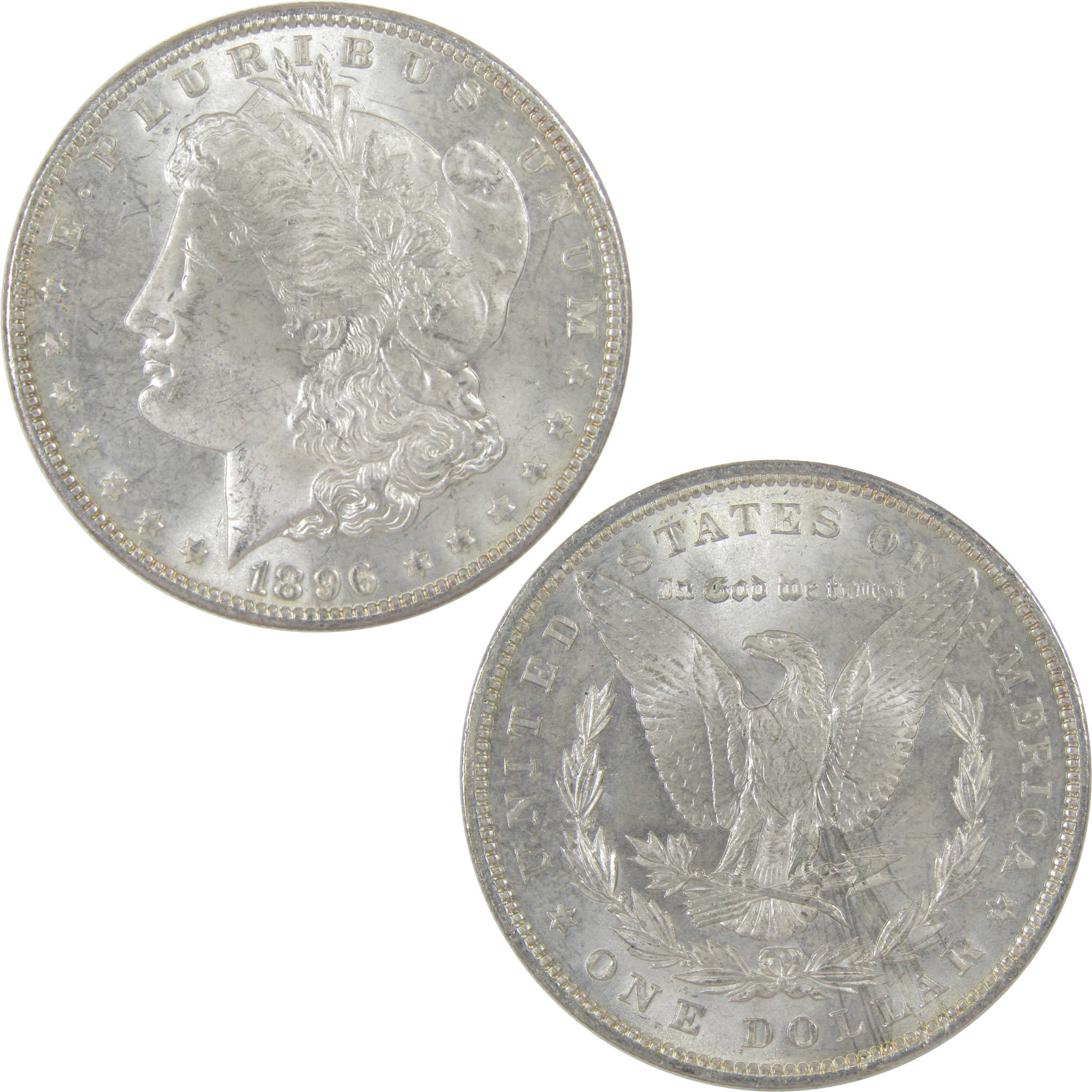 1896 Morgan Dollar Uncirculated Silver $1 Coin SKU:I18538 - Morgan coin - Morgan silver dollar - Morgan silver dollar for sale - Profile Coins &amp; Collectibles