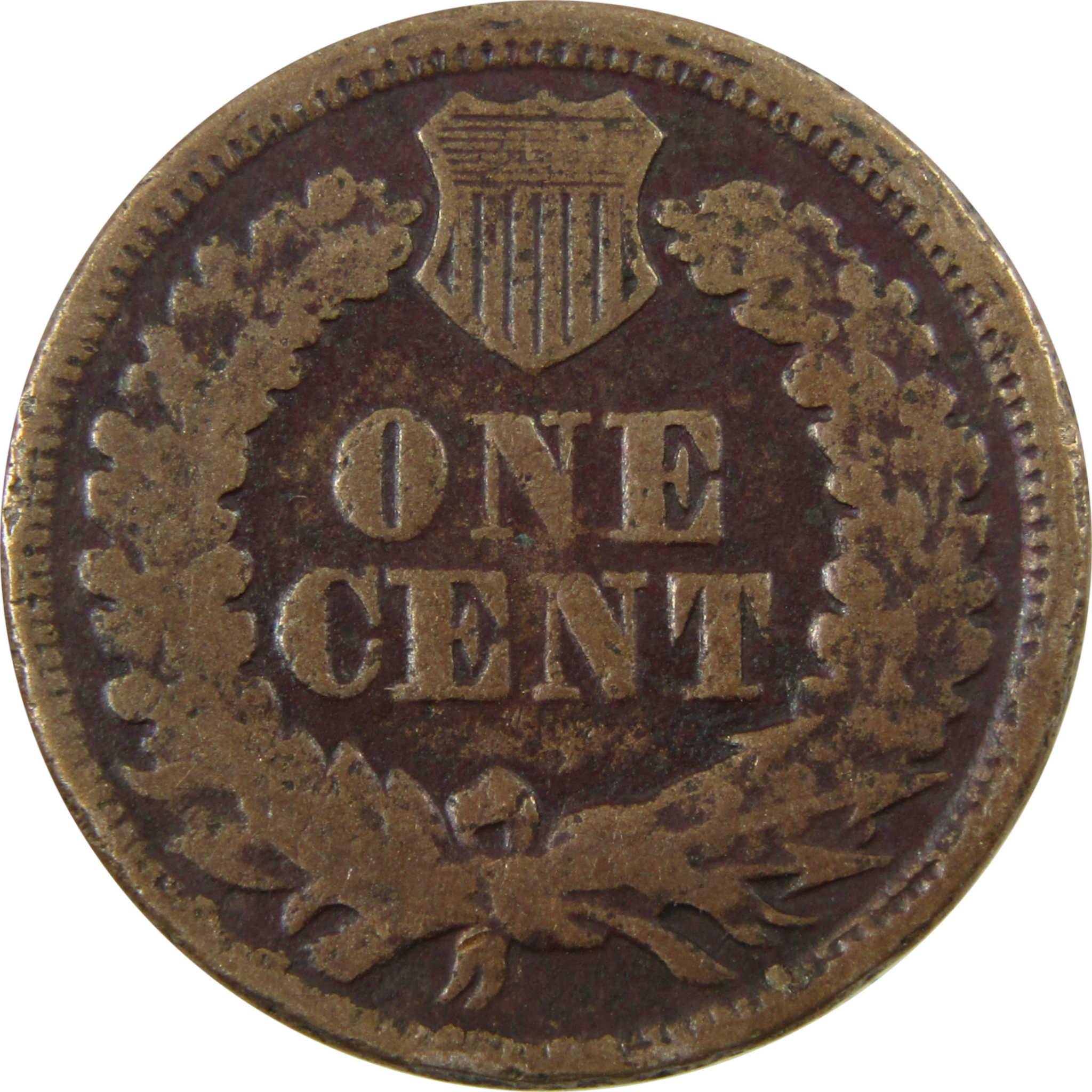 1864 Indian Head Copper-Nickel Cent VG Very Good Penny SKU:CP1127