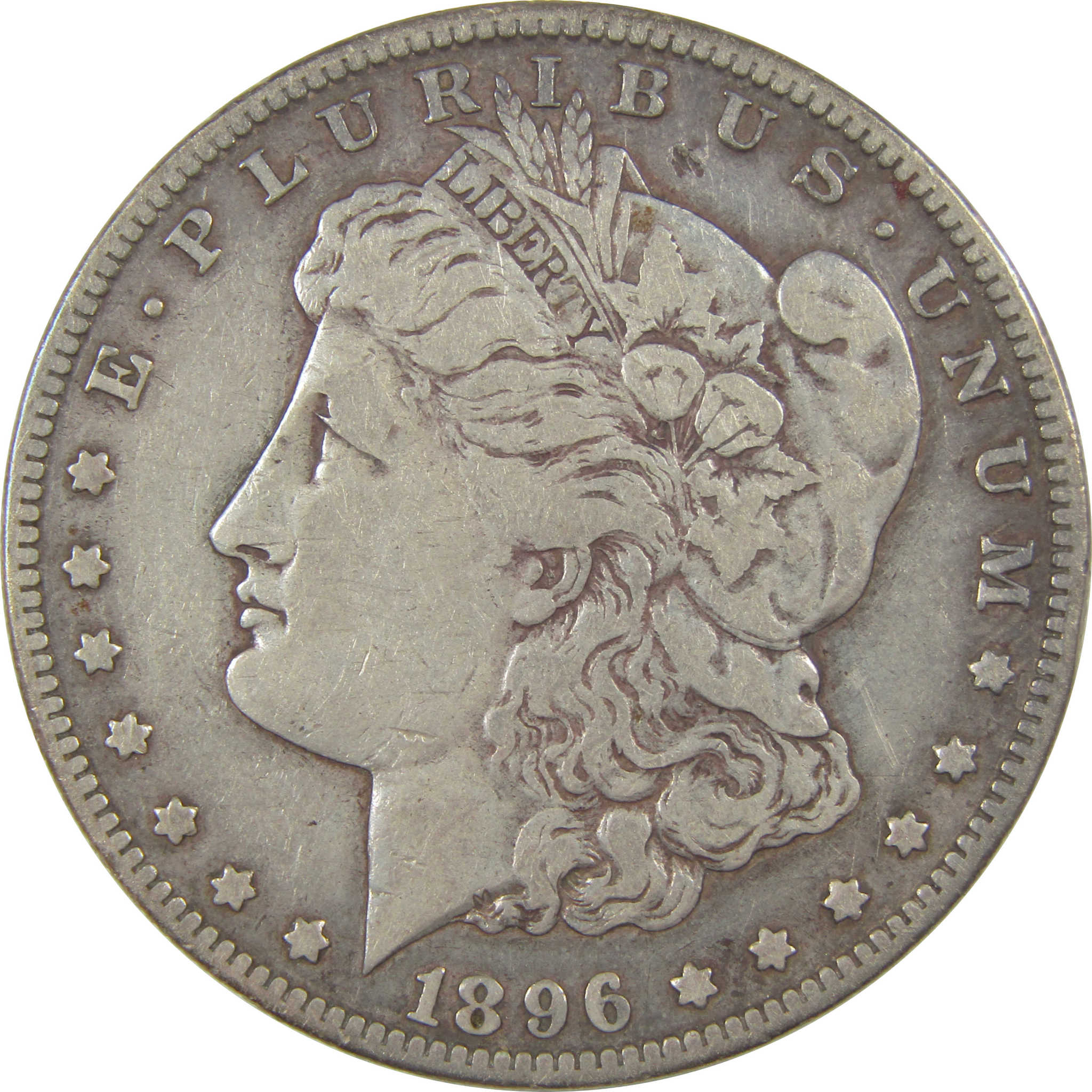 1896 S Morgan Dollar VF Very Fine Silver $1 Coin SKU:I22457 - Morgan coin - Morgan silver dollar - Morgan silver dollar for sale - Profile Coins &amp; Collectibles