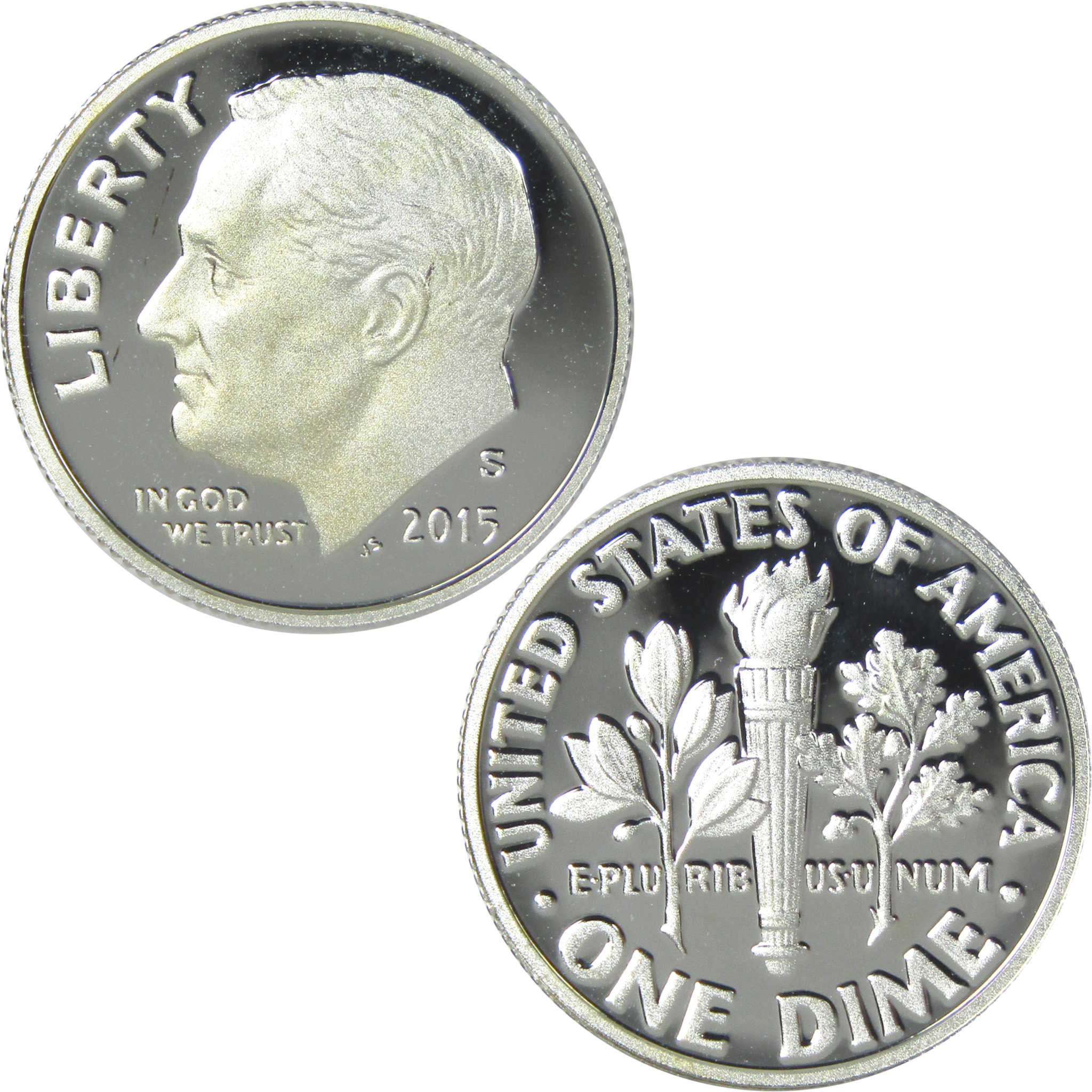 2015 S Roosevelt Dime Choice Proof Silver 10c Coin