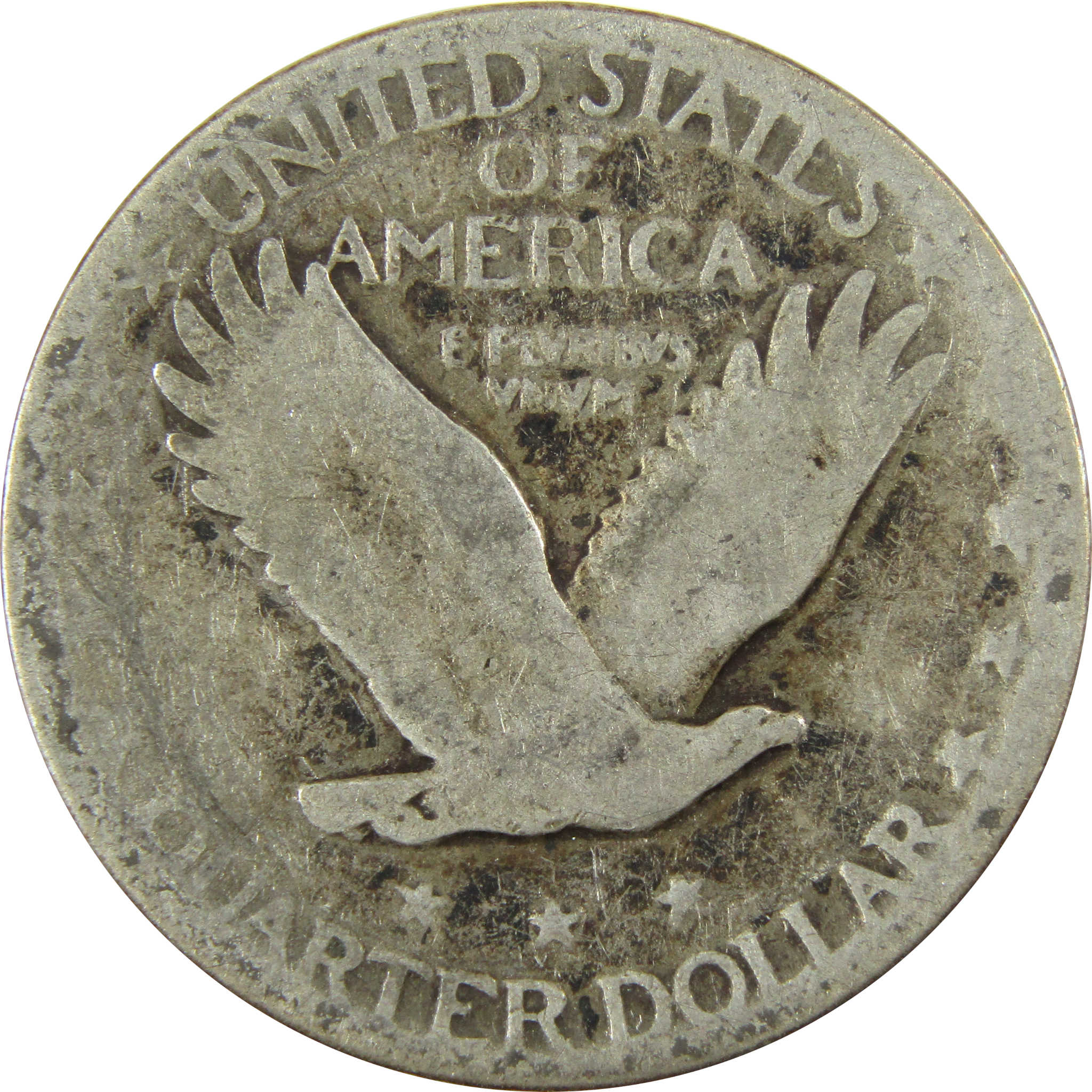 1927 S Standing Liberty Silver Quarter AG About Good SKU:CP908