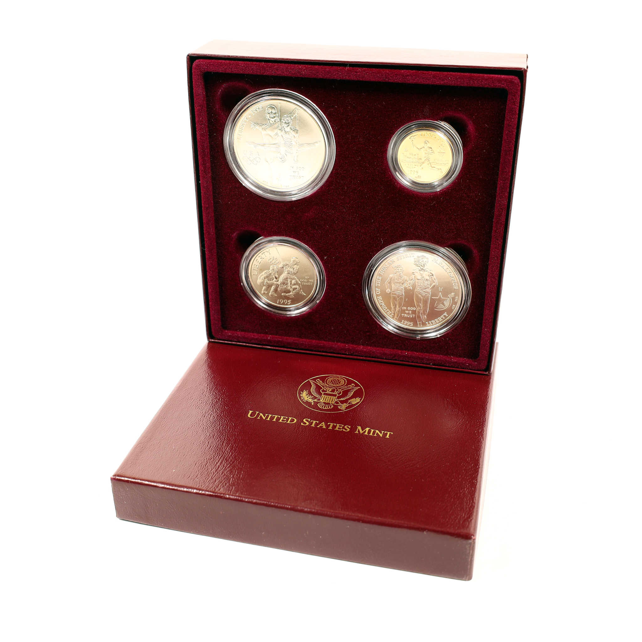 1996 Atlanta Olympic Games 4 Coin Commemorative Set SKU:CPC2954