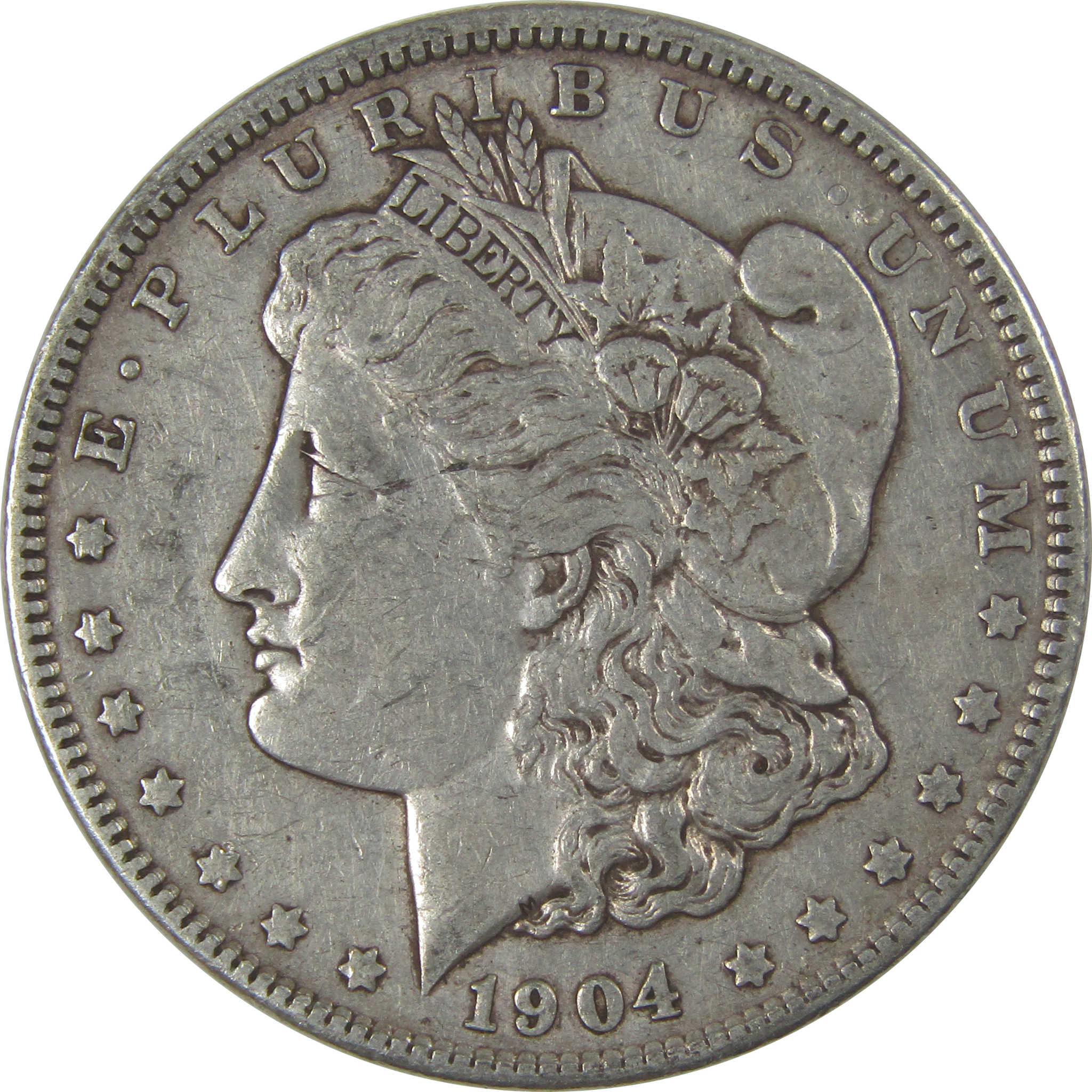 1904 Morgan Dollar XF EF Extremely Fine Silver $1 Coin SKU:I22822 - Morgan coin - Morgan silver dollar - Morgan silver dollar for sale - Profile Coins &amp; Collectibles
