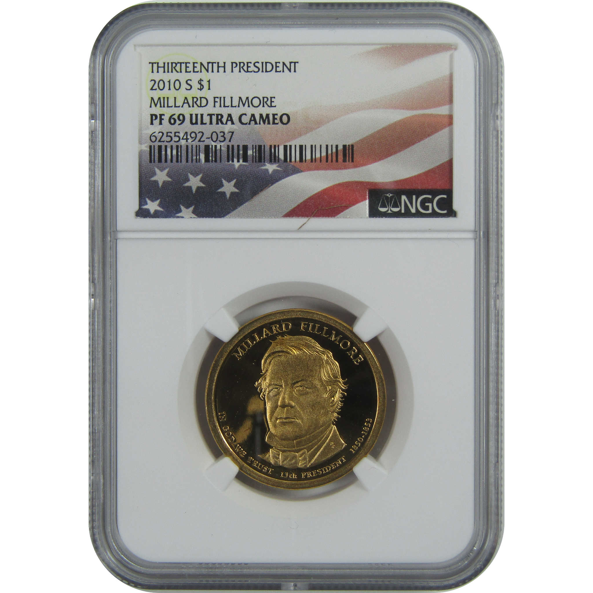 2010 S Millard Fillmore Presidential Dollar PF 69 UCAM NGC SKU:CPC9254