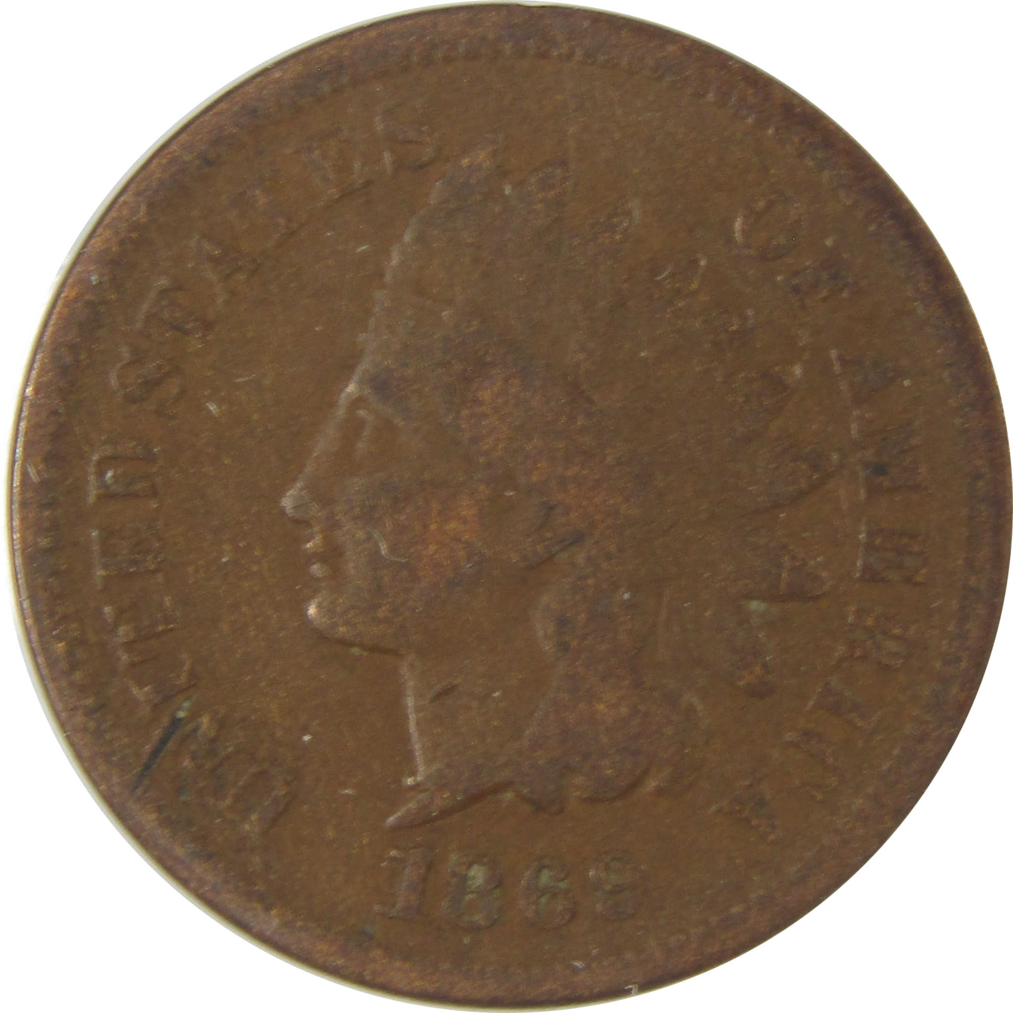 1869 Indian Head Cent G 4 ANACS Penny 1c Coin SKU:I22999