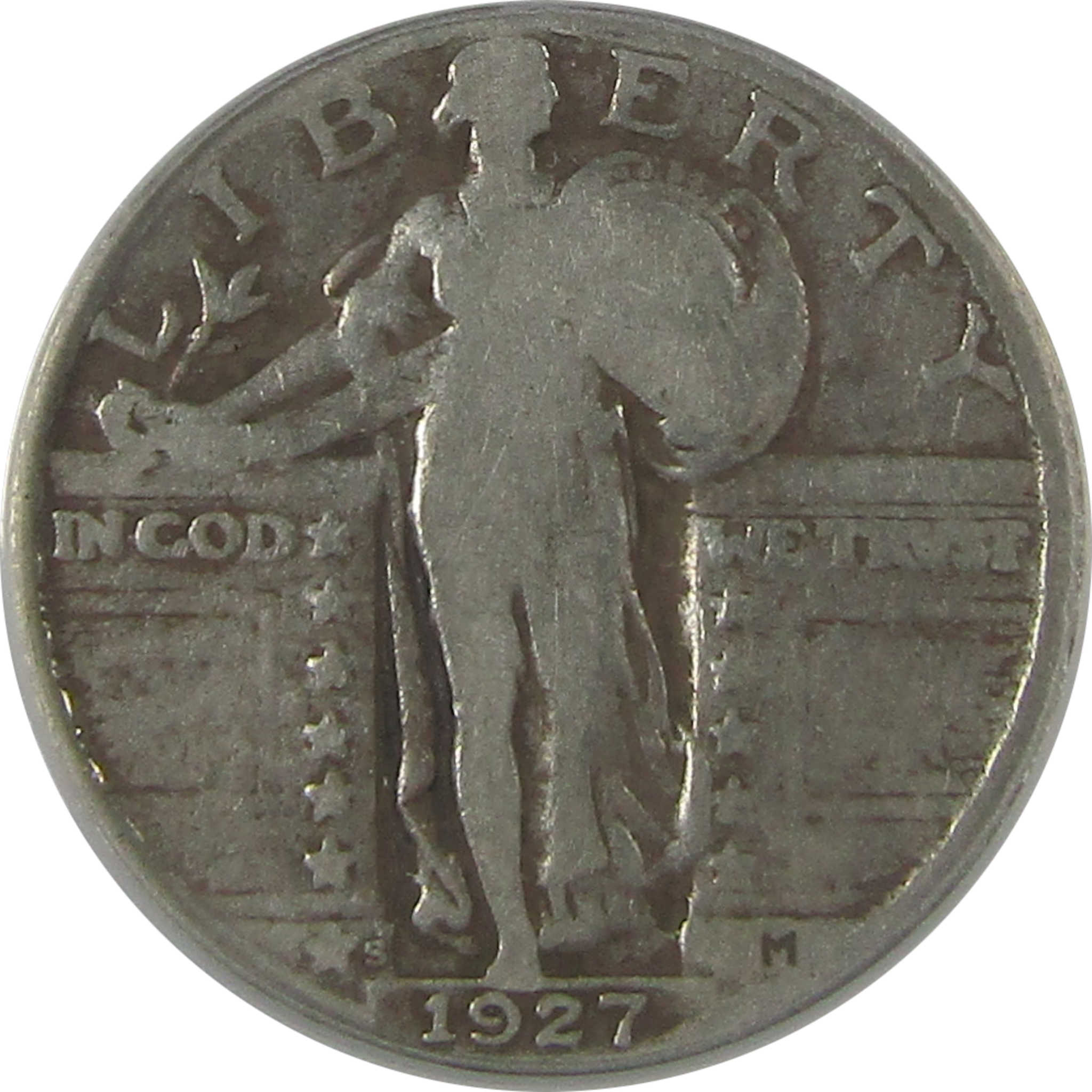1927 S Standing Liberty Quarter G 6 ANACS Silver 25c Coin SKU:I23030