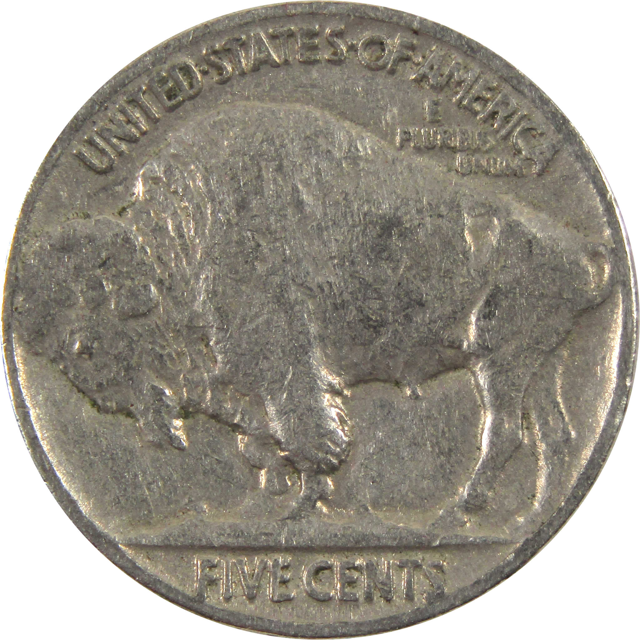 1937 Indian Head Buffalo Nickel F Fine 5c Coin