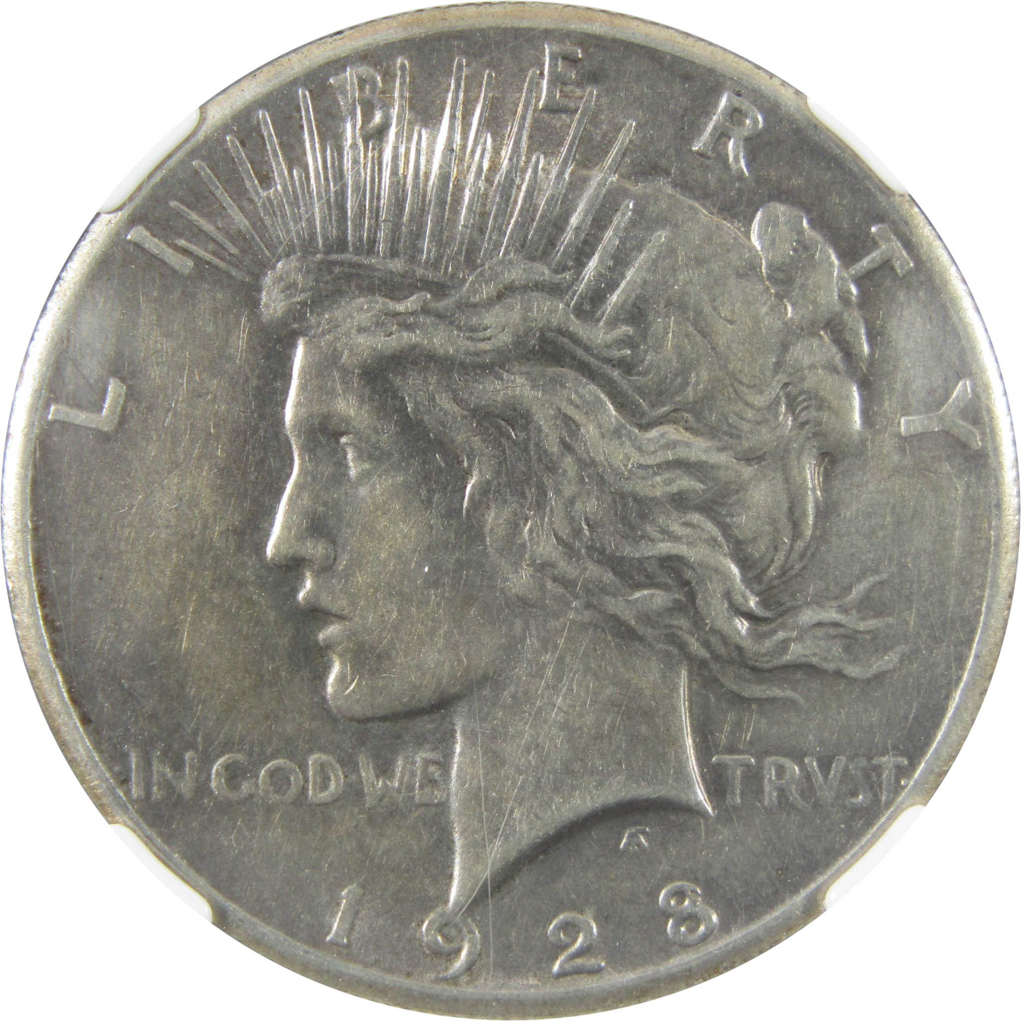 1928 Peace Dollar XF 45 NGC Silver $1 Coin SKU:I14121