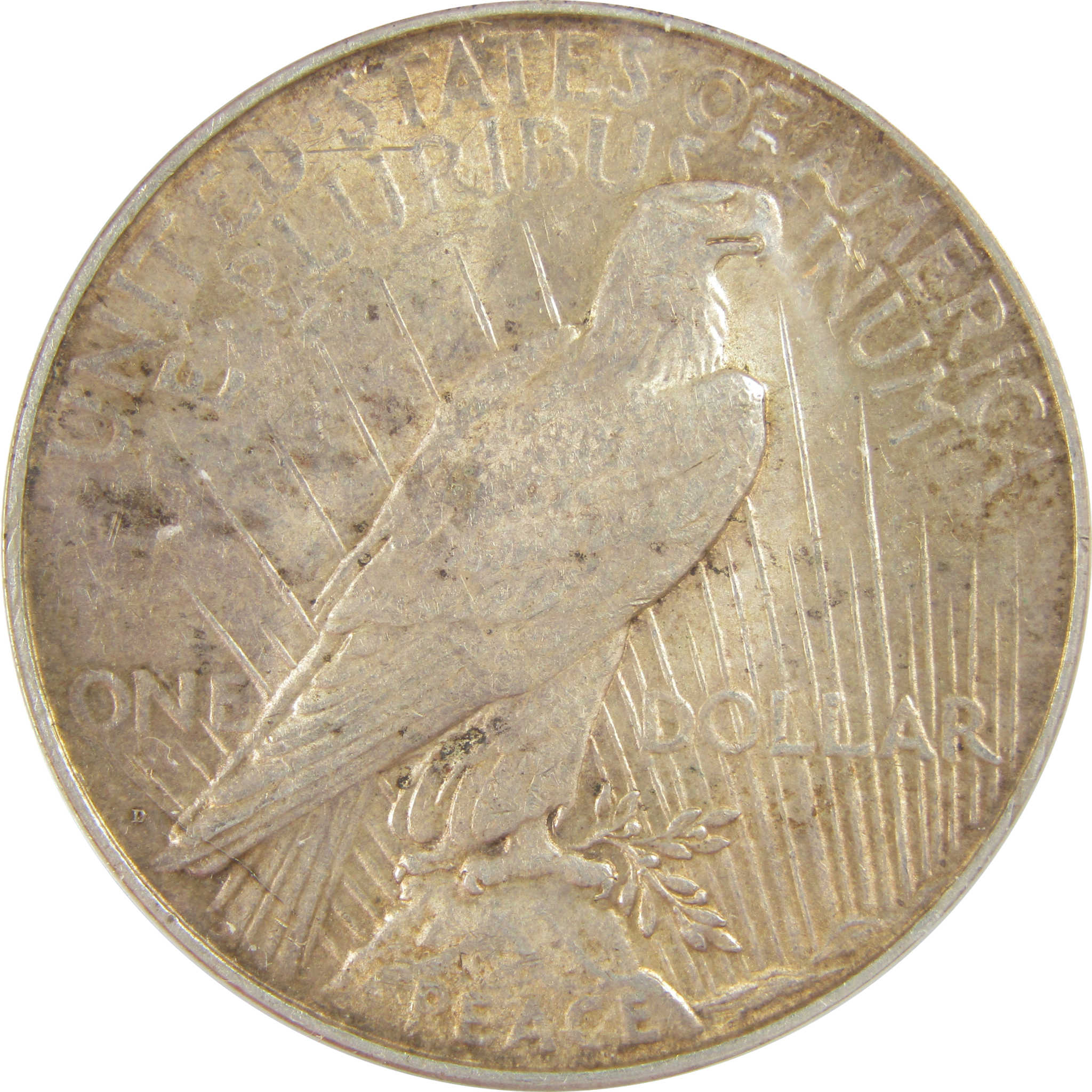1923 D Peace Dollar AU 55 ANACS Silver $1 Coin SKU:I20911
