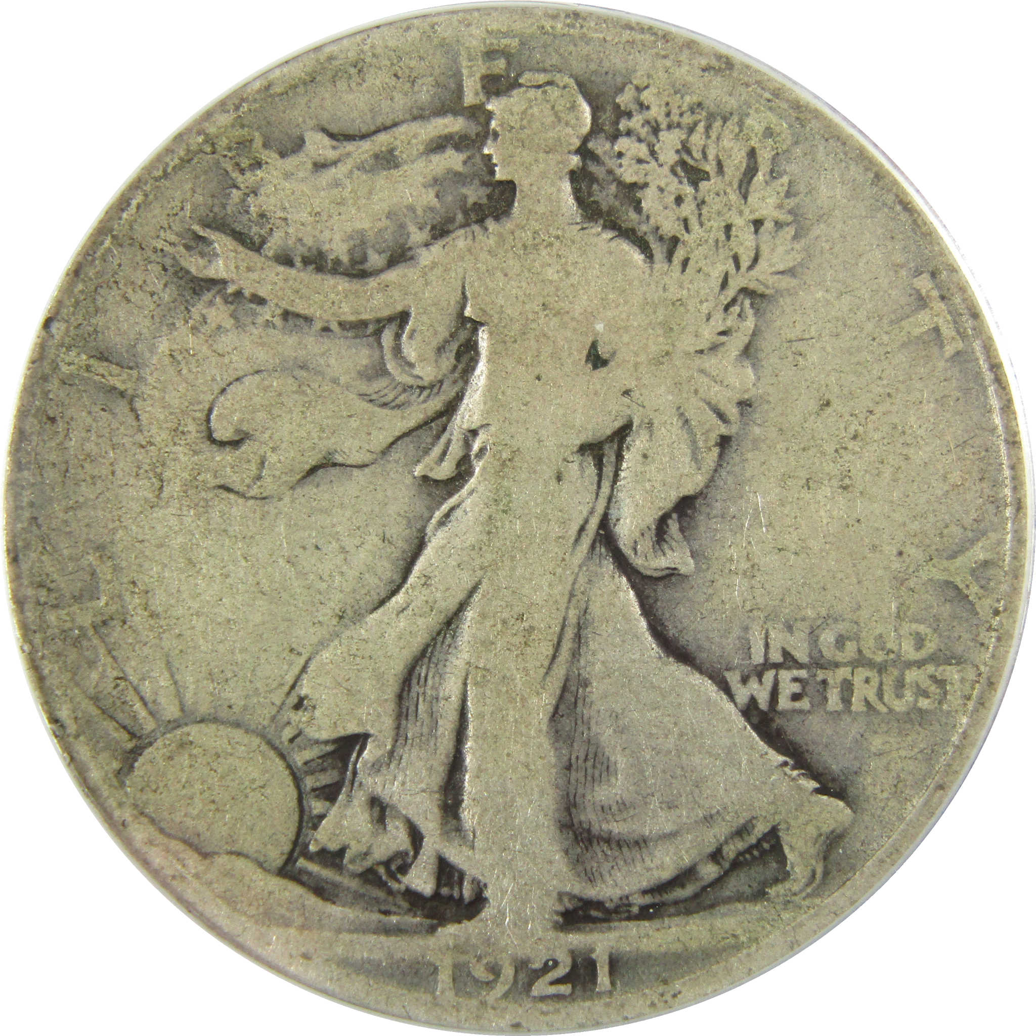 1921 D Liberty Walking Silver Half Dollar G 6 ANACS SKU:I28017