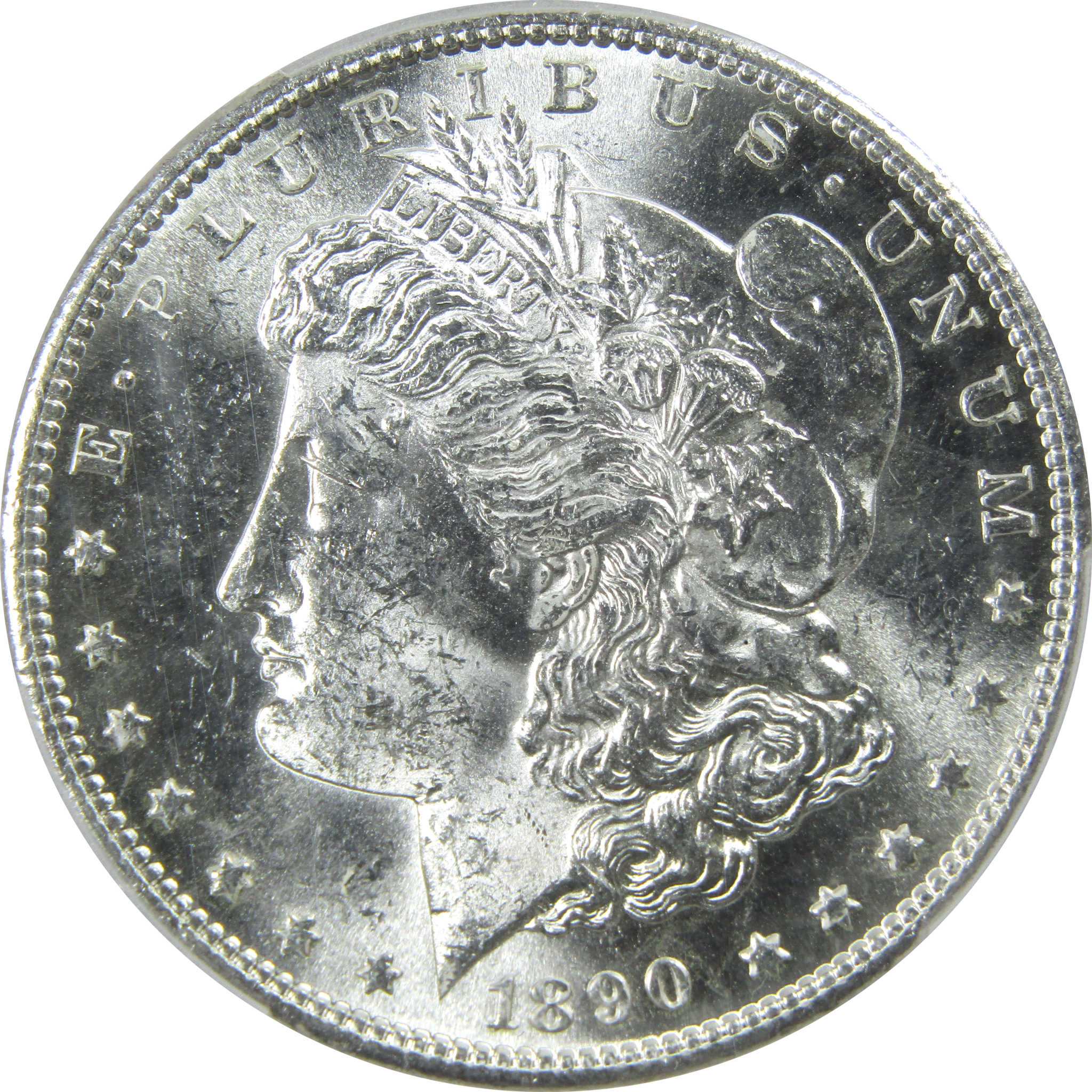 1890 S Morgan Dollar MS 62 PCGS Silver $1 Uncirculated Coin SKU:I13784 - Morgan coin - Morgan silver dollar - Morgan silver dollar for sale - Profile Coins &amp; Collectibles