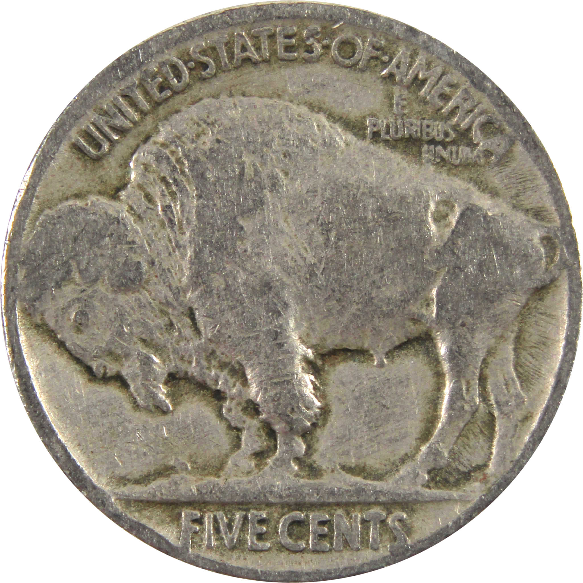 1928 Indian Head Buffalo Nickel AG About Good 5c Coin