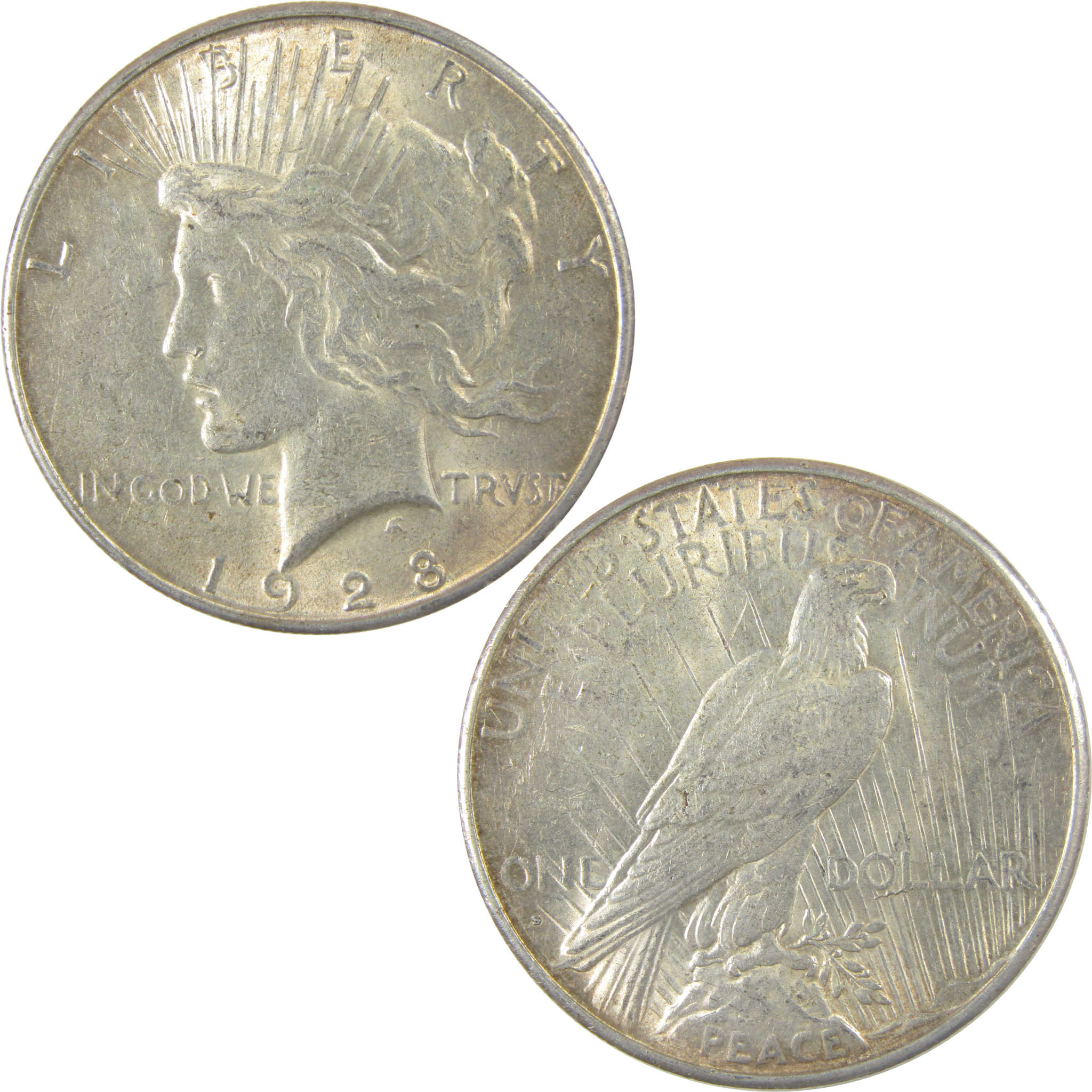 1928 S Peace Silver Dollar XF EF Extremely Fine $1 Coin SKU:I24655