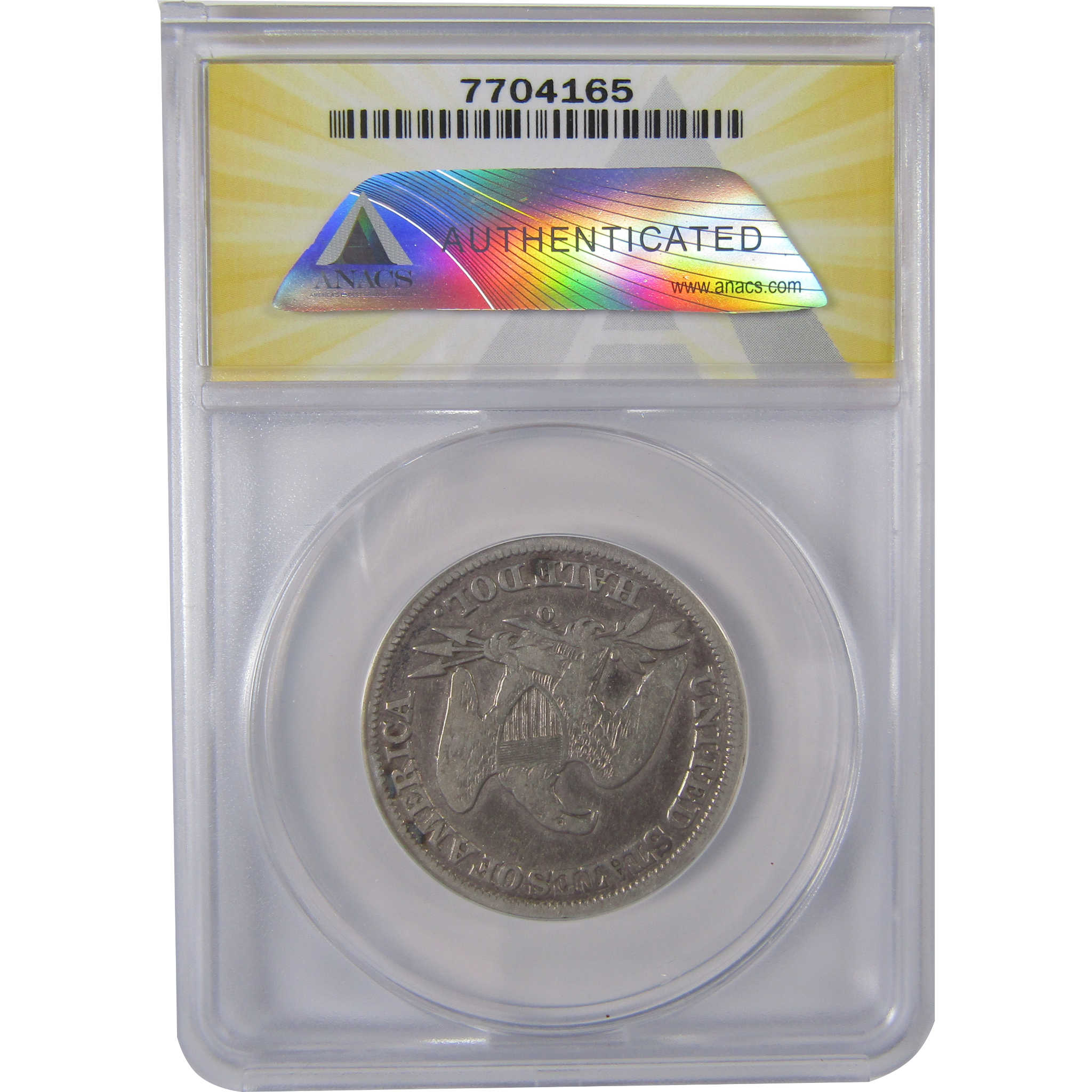 1858 O Seated Liberty Half Dollar F 12 ANACS Silver 50c SKU:I17468