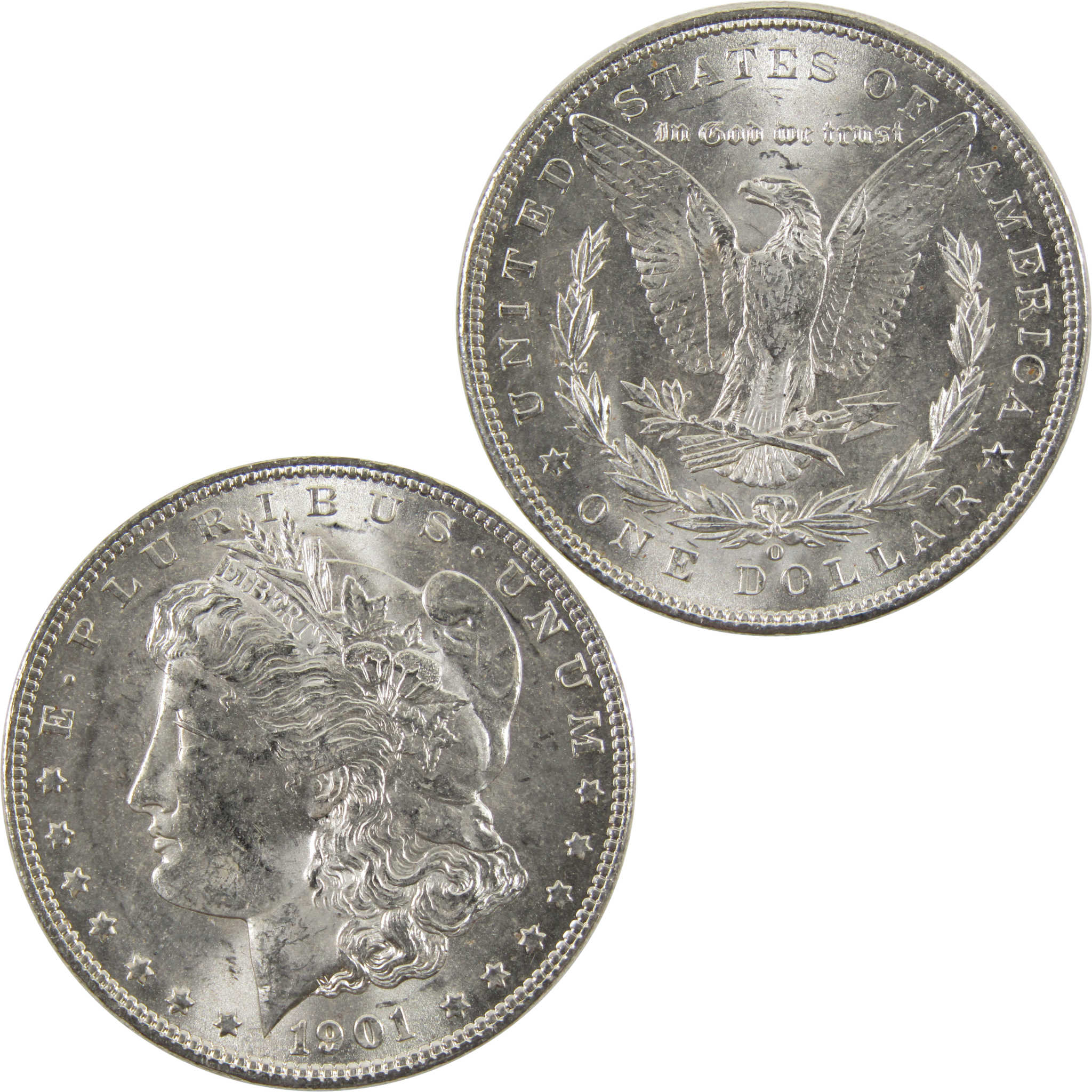 1901 O Morgan Dollar Uncirculated Details 90% Silver $1 SKU:I10465 - Morgan coin - Morgan silver dollar - Morgan silver dollar for sale - Profile Coins &amp; Collectibles