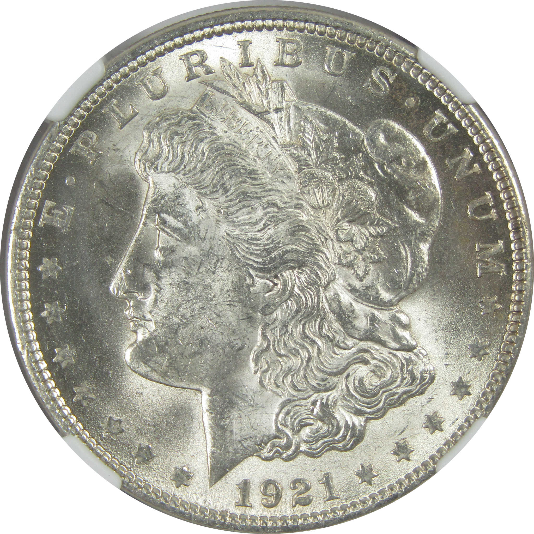 1921 Morgan Dollar MS 63 NGC Silver $1 Uncirculated Coin SKU:I15714 - Morgan coin - Morgan silver dollar - Morgan silver dollar for sale - Profile Coins &amp; Collectibles