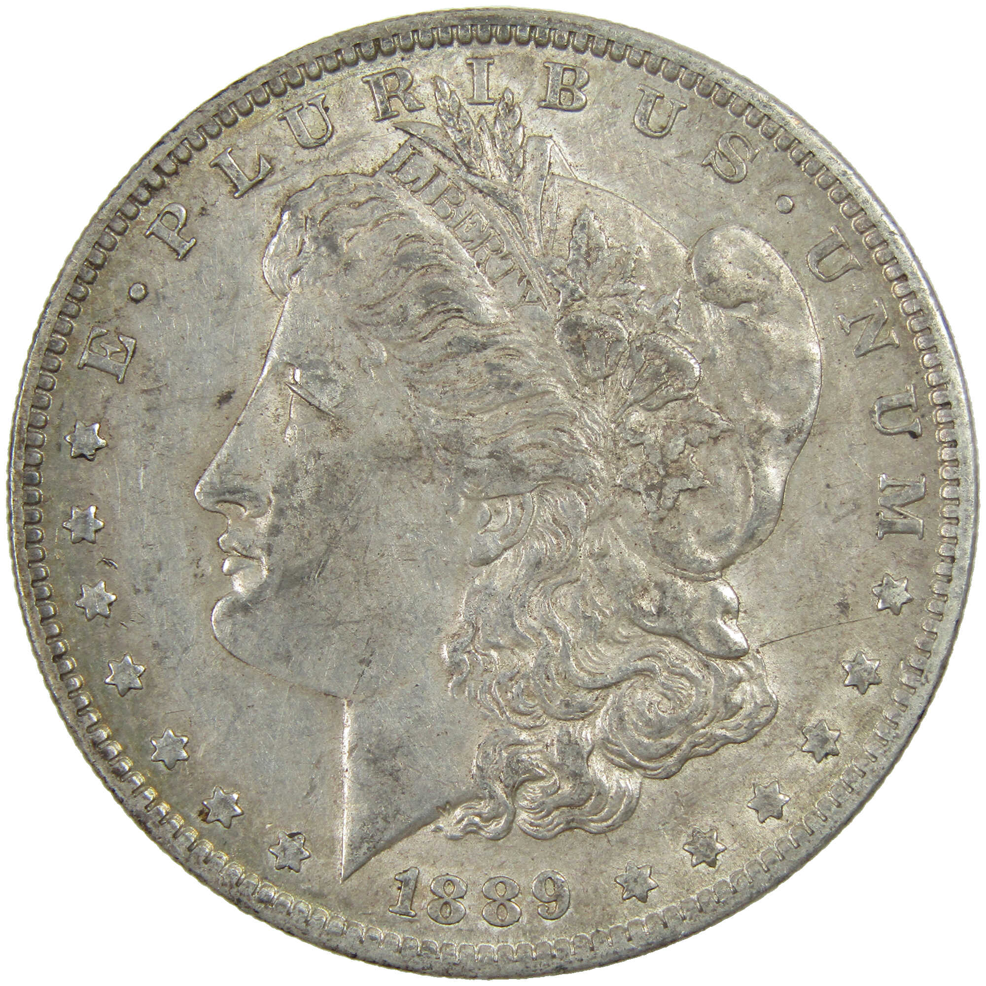 1889 O Morgan Dollar AU About Uncirculated Silver $1 Coin SKU:I12940 - Morgan coin - Morgan silver dollar - Morgan silver dollar for sale - Profile Coins &amp; Collectibles