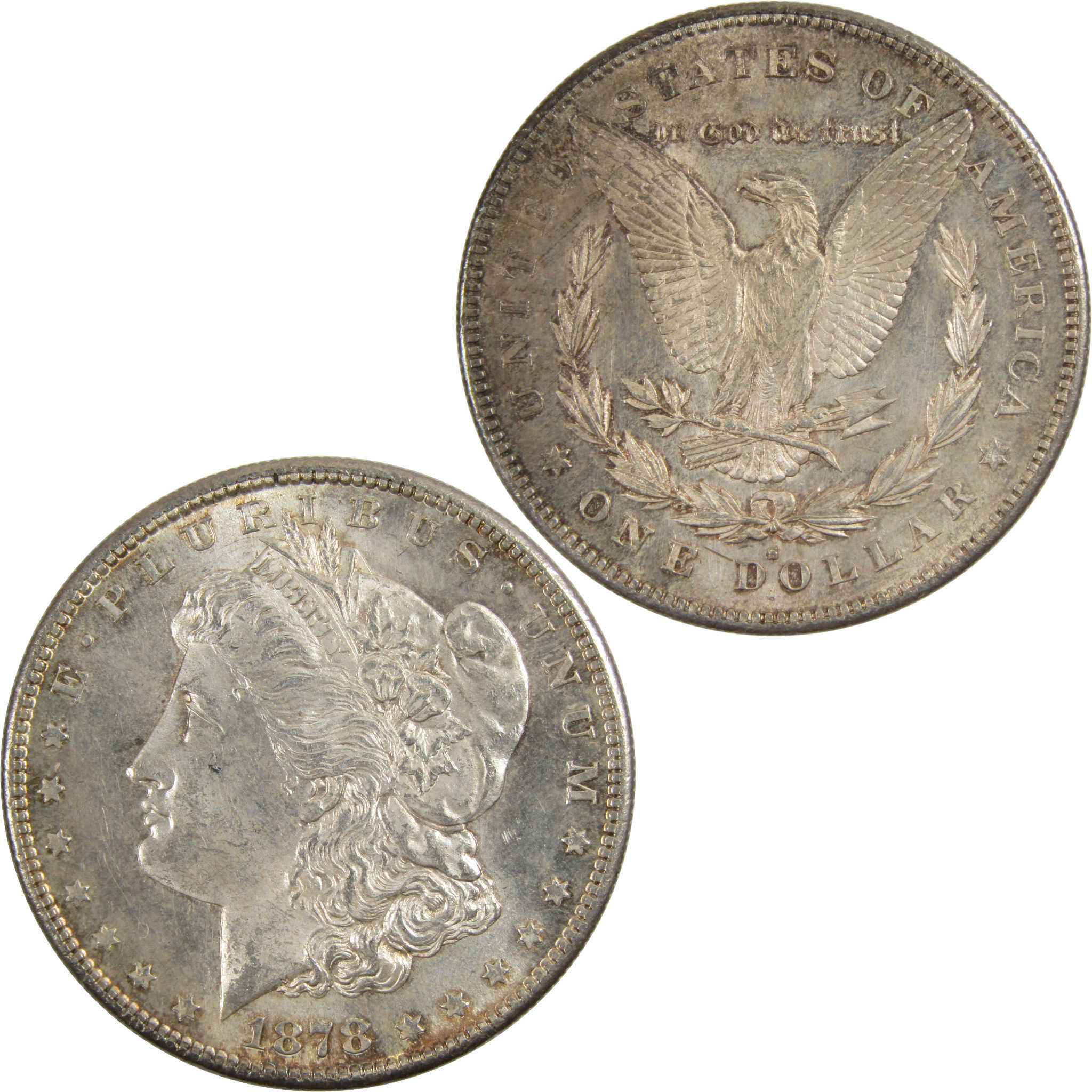 1878 S Morgan Dollar BU Uncirculated 90% Silver $1 Coin SKU:I8127 - Morgan coin - Morgan silver dollar - Morgan silver dollar for sale - Profile Coins &amp; Collectibles