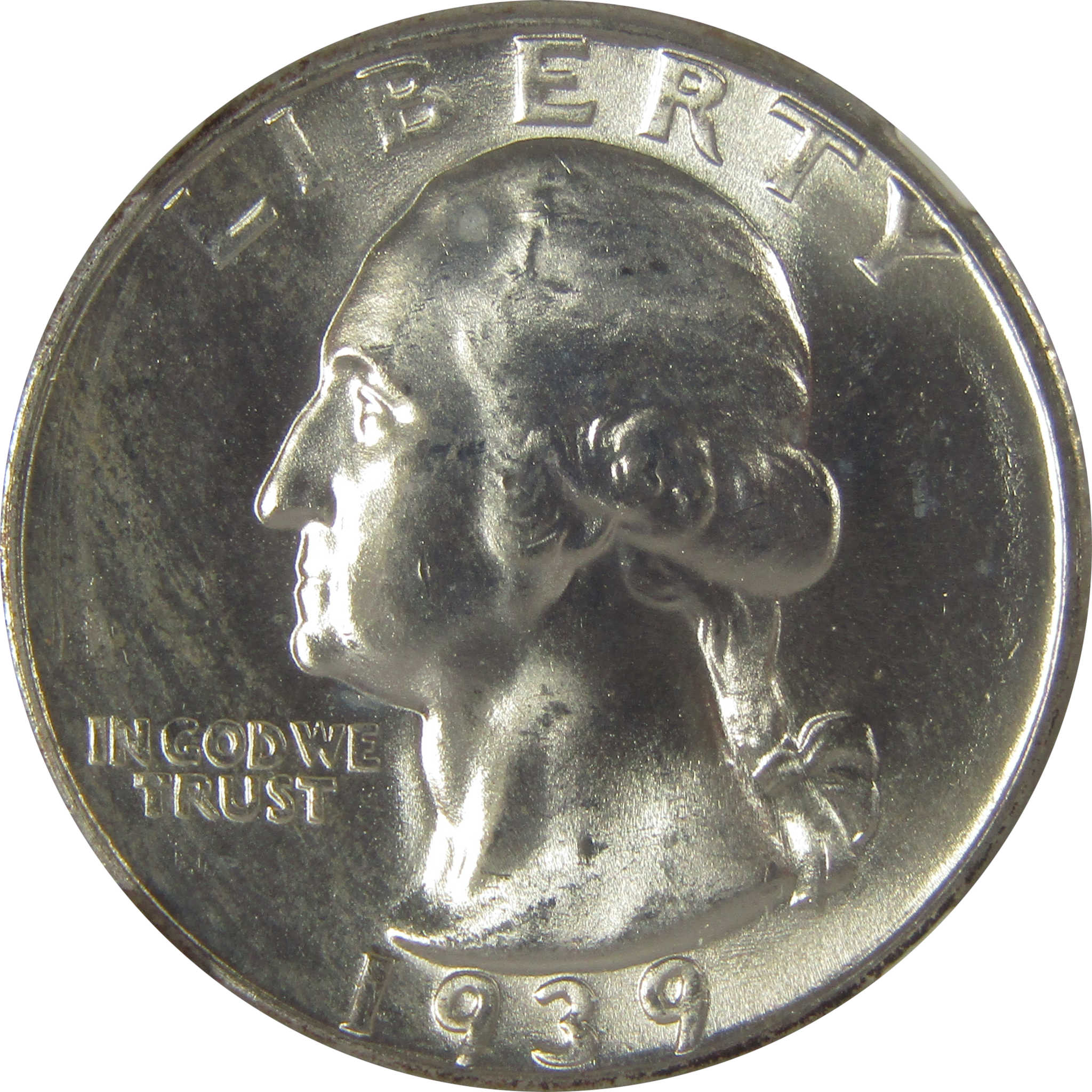 1939 S Washington Quarter MS 65 NGC Original Bag Fragment SKU:I22594