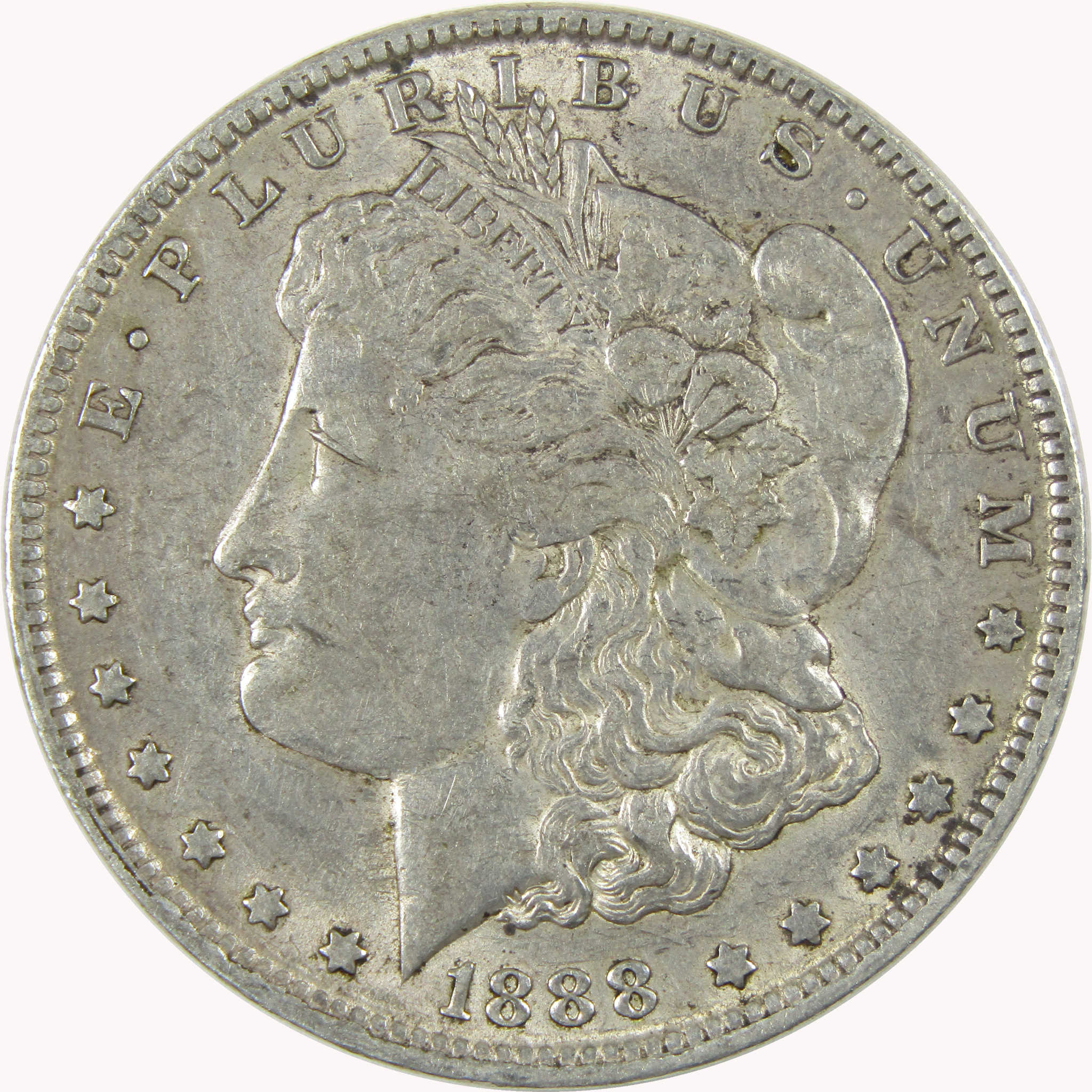 1888 O Hot Lips Morgan Silver Dollar Extremely Fine / About Unc - Morgan coin - Morgan silver dollar - Morgan silver dollar for sale - Profile Coins &amp; Collectibles