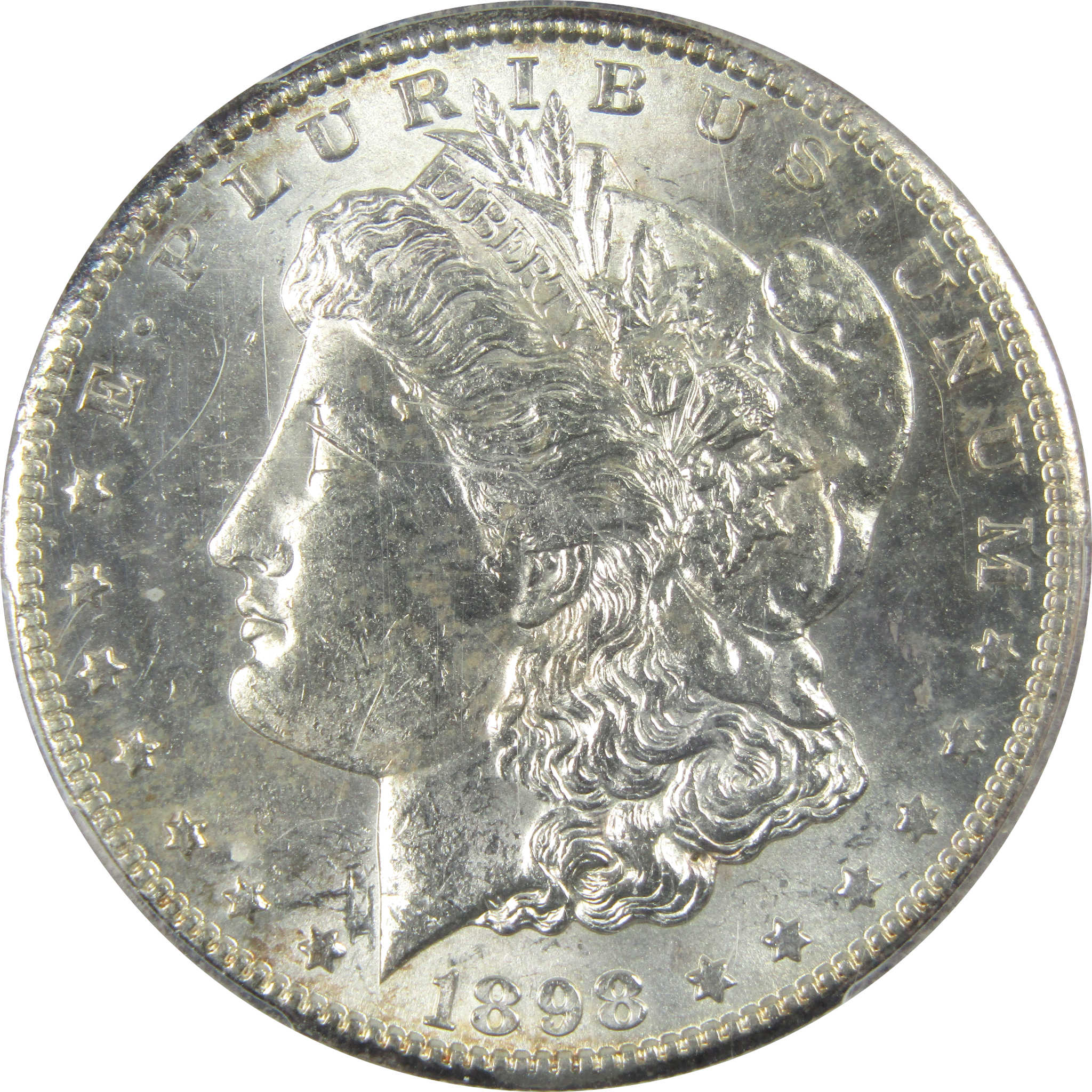 1898 S Morgan Dollar MS 63 PCGS Silver $1 Uncirculated Coin SKU:I15077 - Morgan coin - Morgan silver dollar - Morgan silver dollar for sale - Profile Coins &amp; Collectibles