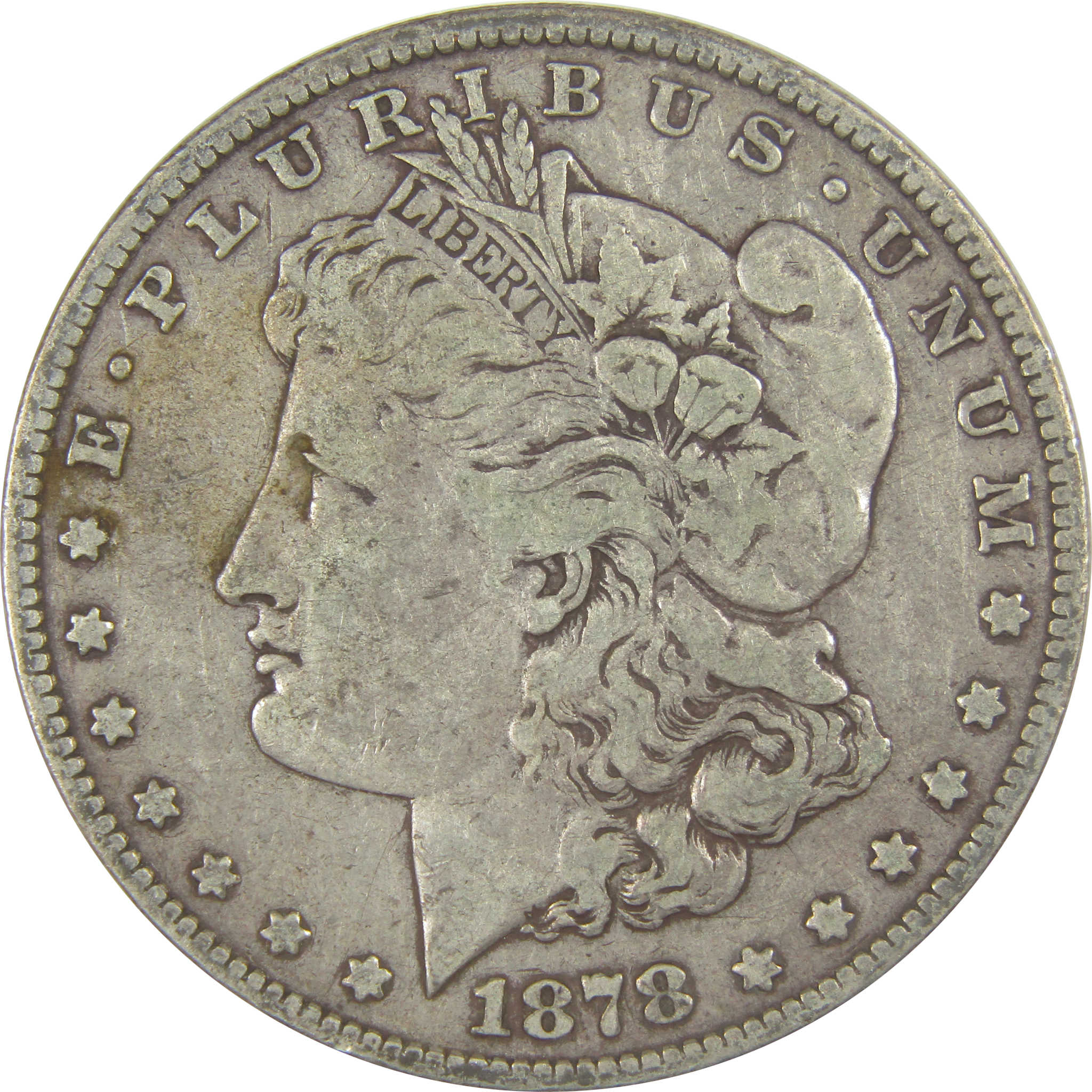 1878 7TF Rev 79 Morgan Dollar F Fine Silver $1 Coin SKU:CPC1053 - Morgan coin - Morgan silver dollar - Morgan silver dollar for sale - Profile Coins &amp; Collectibles