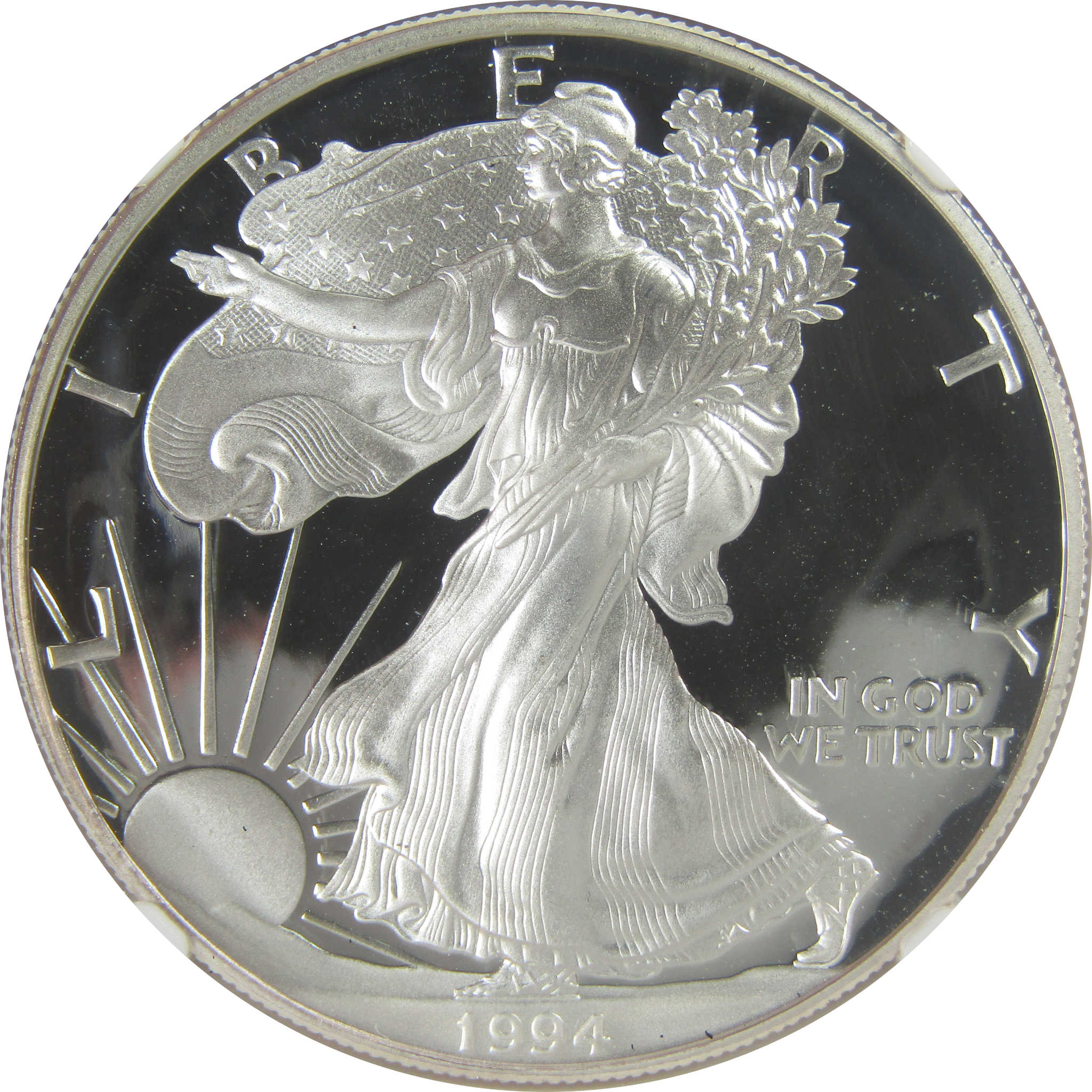 1994 P American Silver Eagle PF 69 UCAM NGC Proof $1 SKU:CPC9471