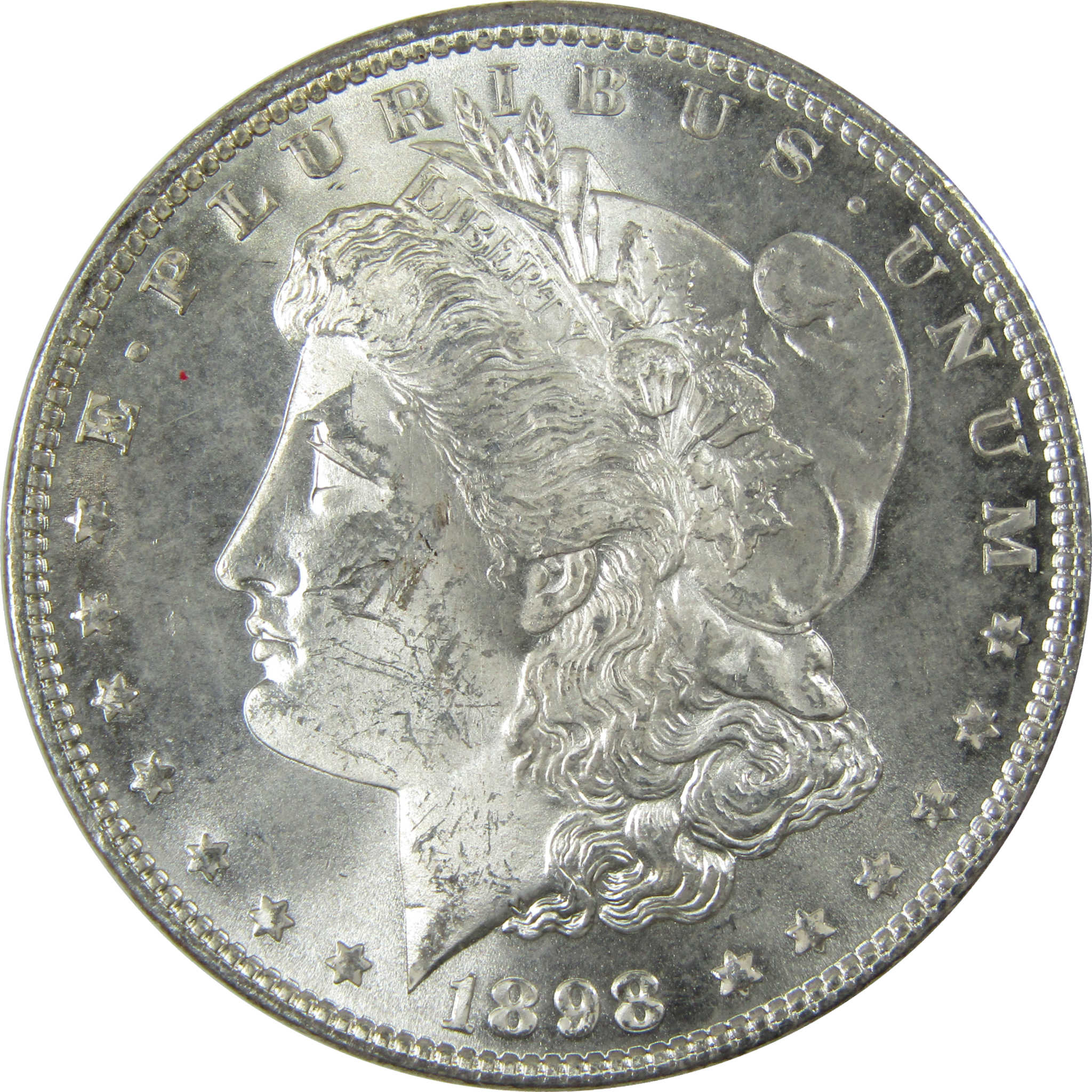 1898 Morgan Silver Dollar Uncirculated Mint State $1 Coin SKU:I27767