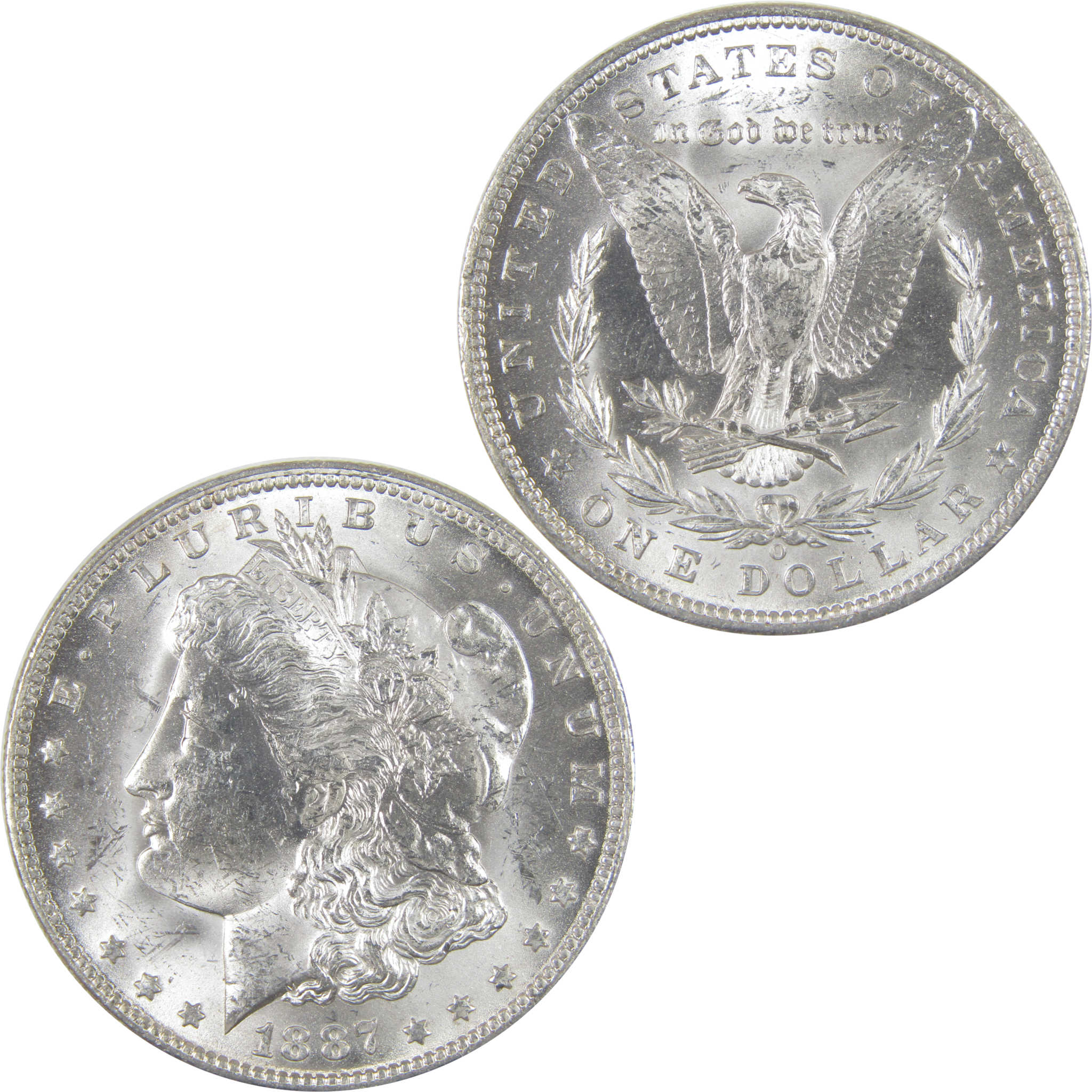 1887 O Morgan Dollar BU Choice Uncirculated Silver $1 Coin SKU:I16948 - Morgan coin - Morgan silver dollar - Morgan silver dollar for sale - Profile Coins &amp; Collectibles