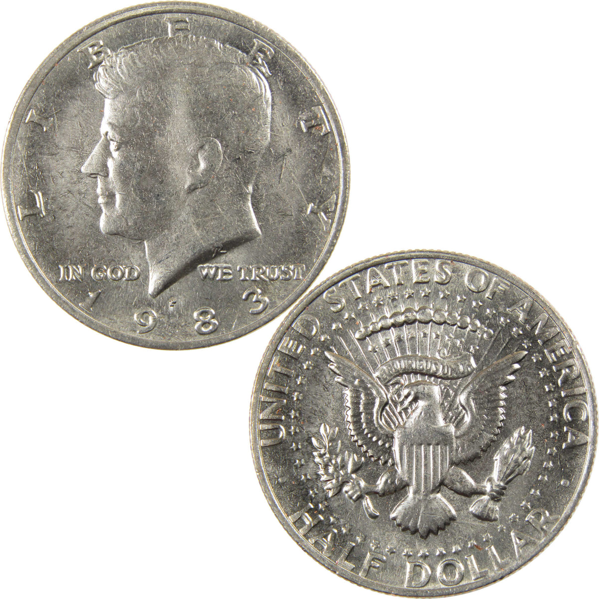 1983 P Kennedy Half Dollar Clad Uncirculated Mint State 50c Coin