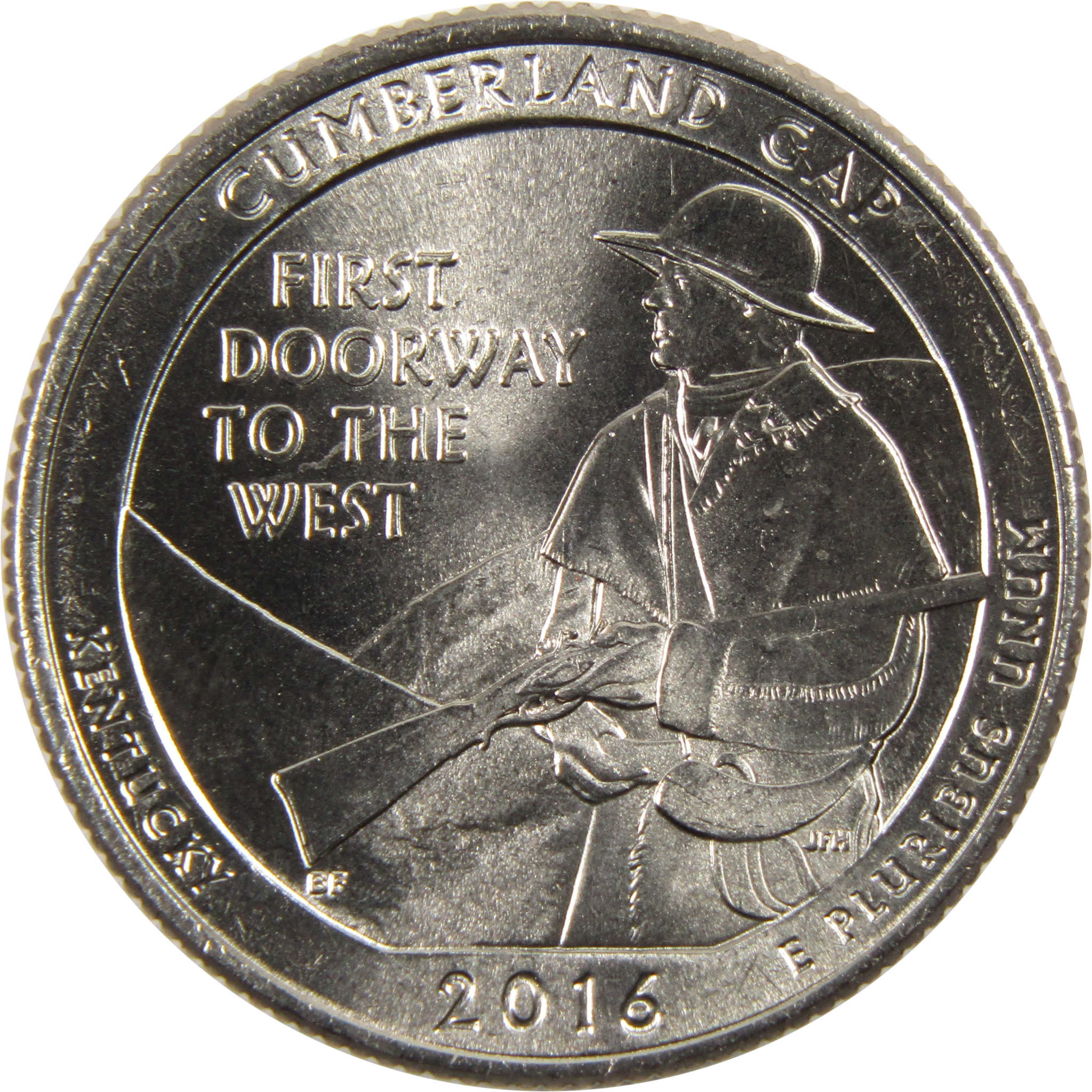 2016 D Cumberland Gap National Park Quarter BU Uncirculated Clad 25c