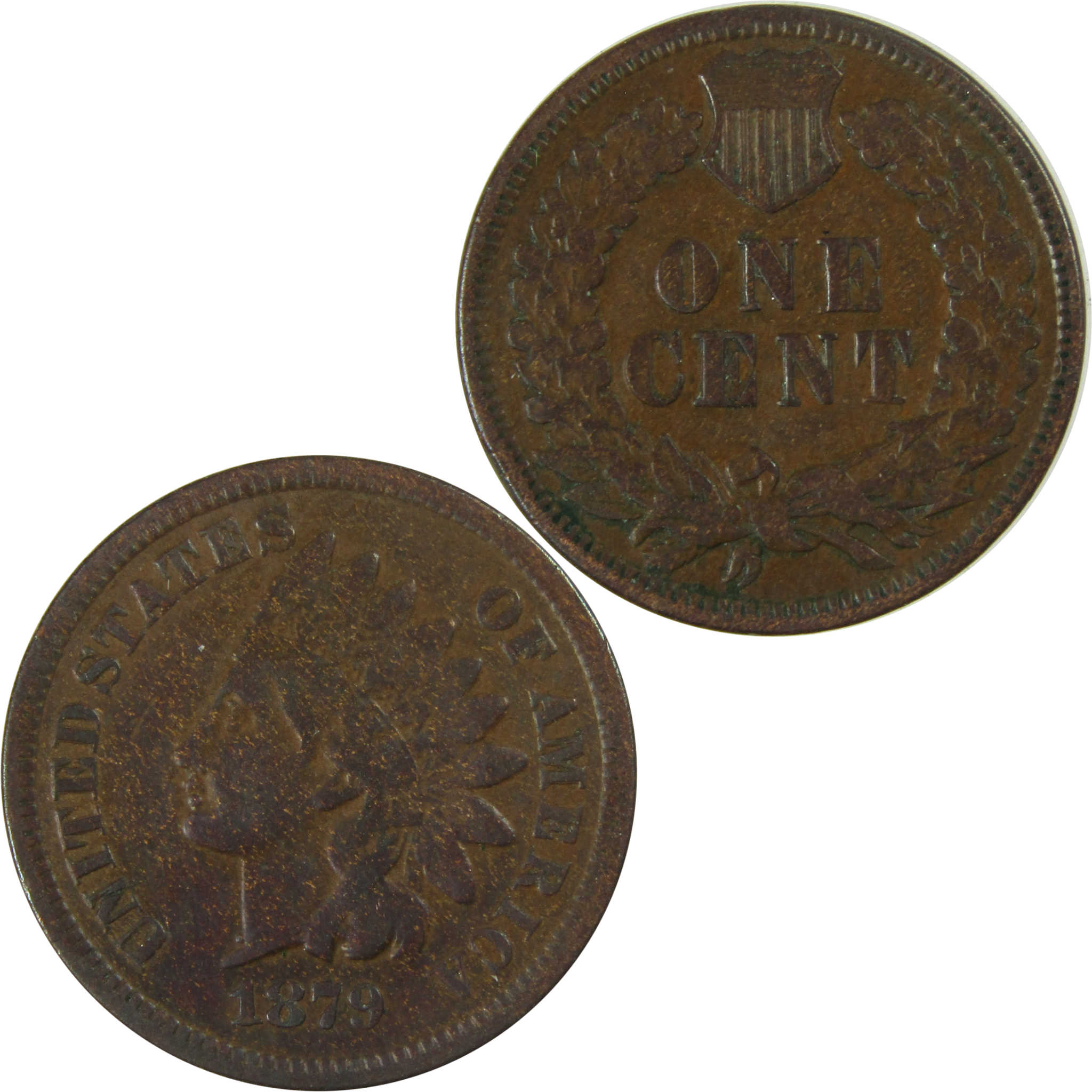 1879 Indian Head Cent VF Very Fine Penny 1c Coin SKU:I27454
