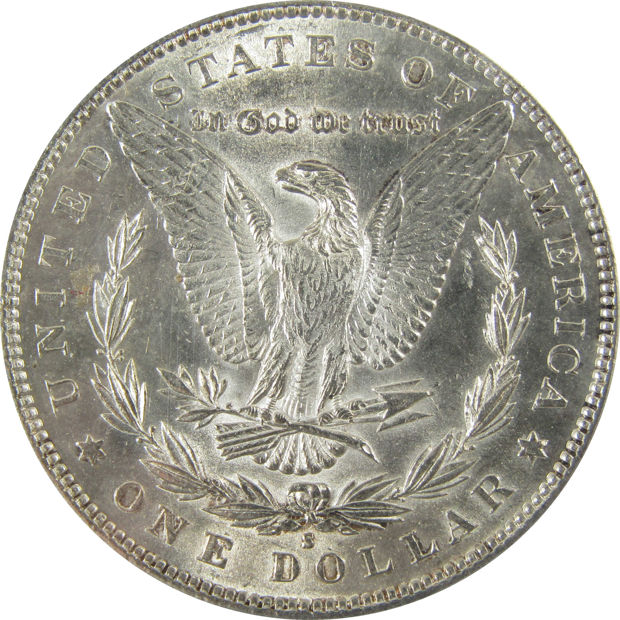 1890 S Morgan Silver Dollar MS 62 ANACS Uncirculated SKU:I28020