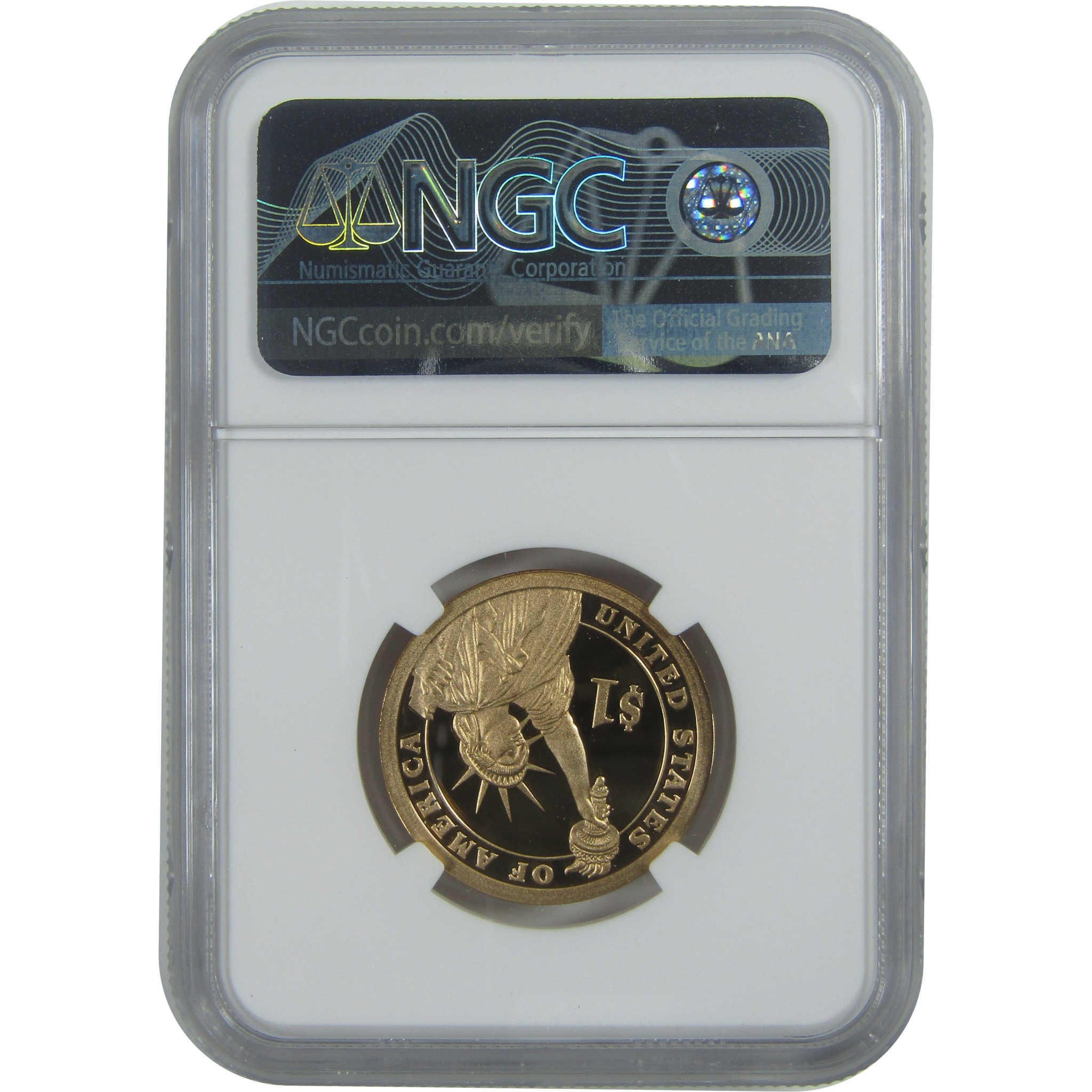 2009 S John Tyler Presidential Dollar PF 70 UCAM NGC SKU:CPC9251