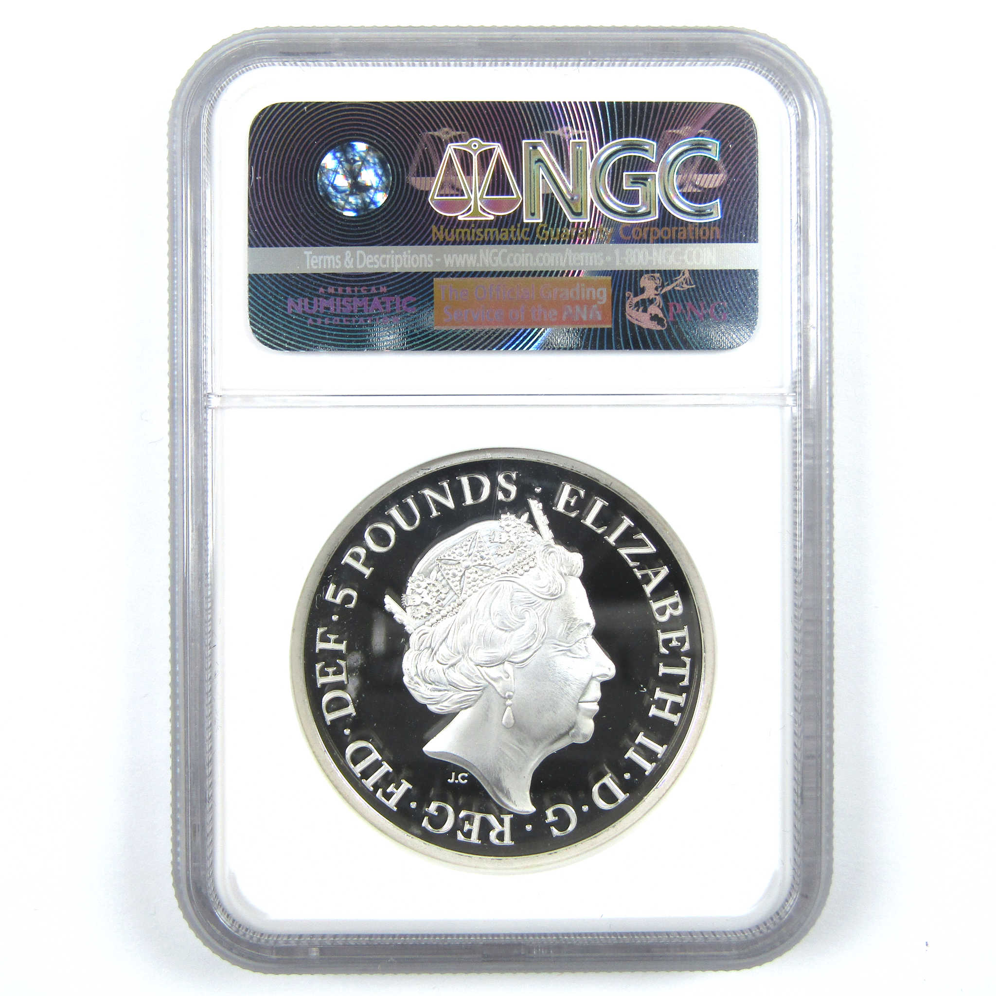 2017 Queen’s Jubilee Gem Proof NGC 56.56 g .925 Silver SKU:CPC6414