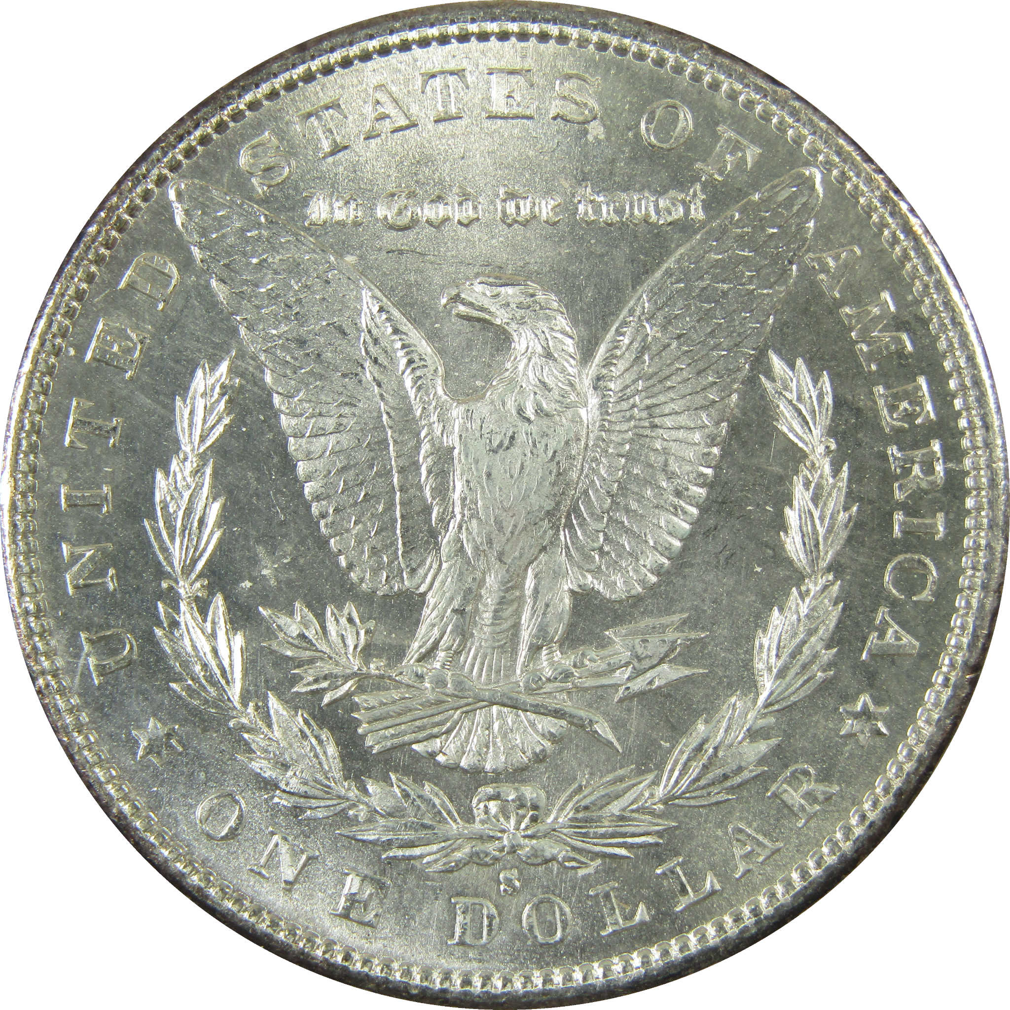 1879 S Rev 79 Morgan Silver Dollar Uncirculated Mint State SKU:I27514