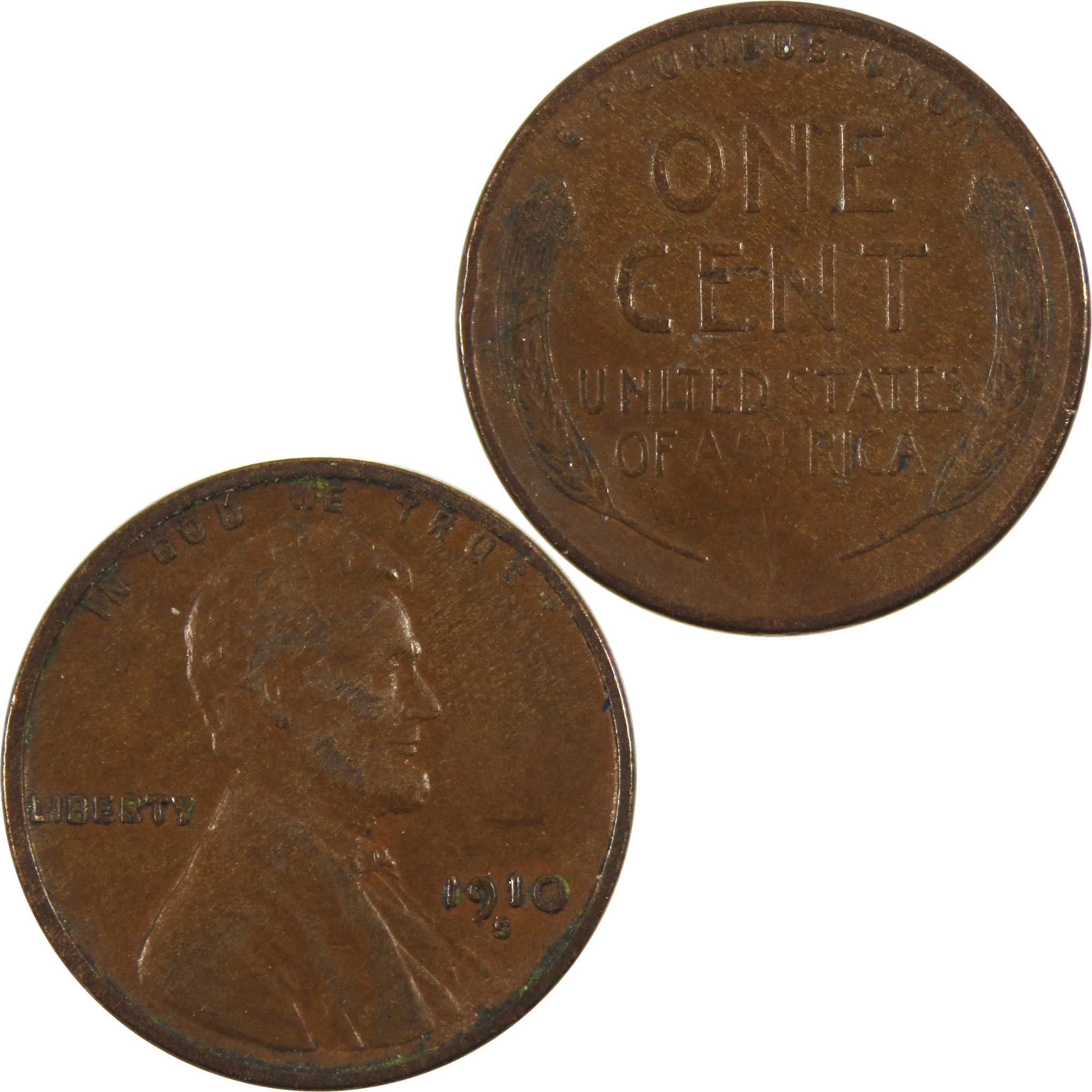 1910 S Lincoln Wheat Cent XF EF Extremely Fine Penny 1c Coin SKU:I8964