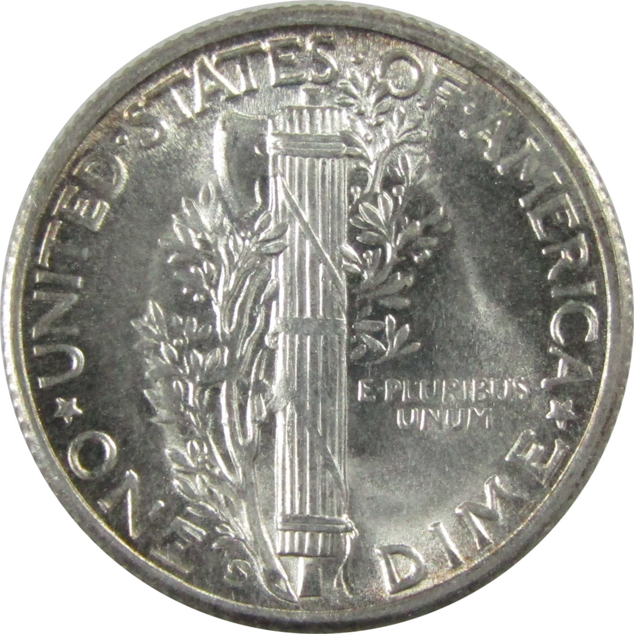 1945 S Mercury Silver Dime AU About Uncirculated 10c Coin SKU:CP345