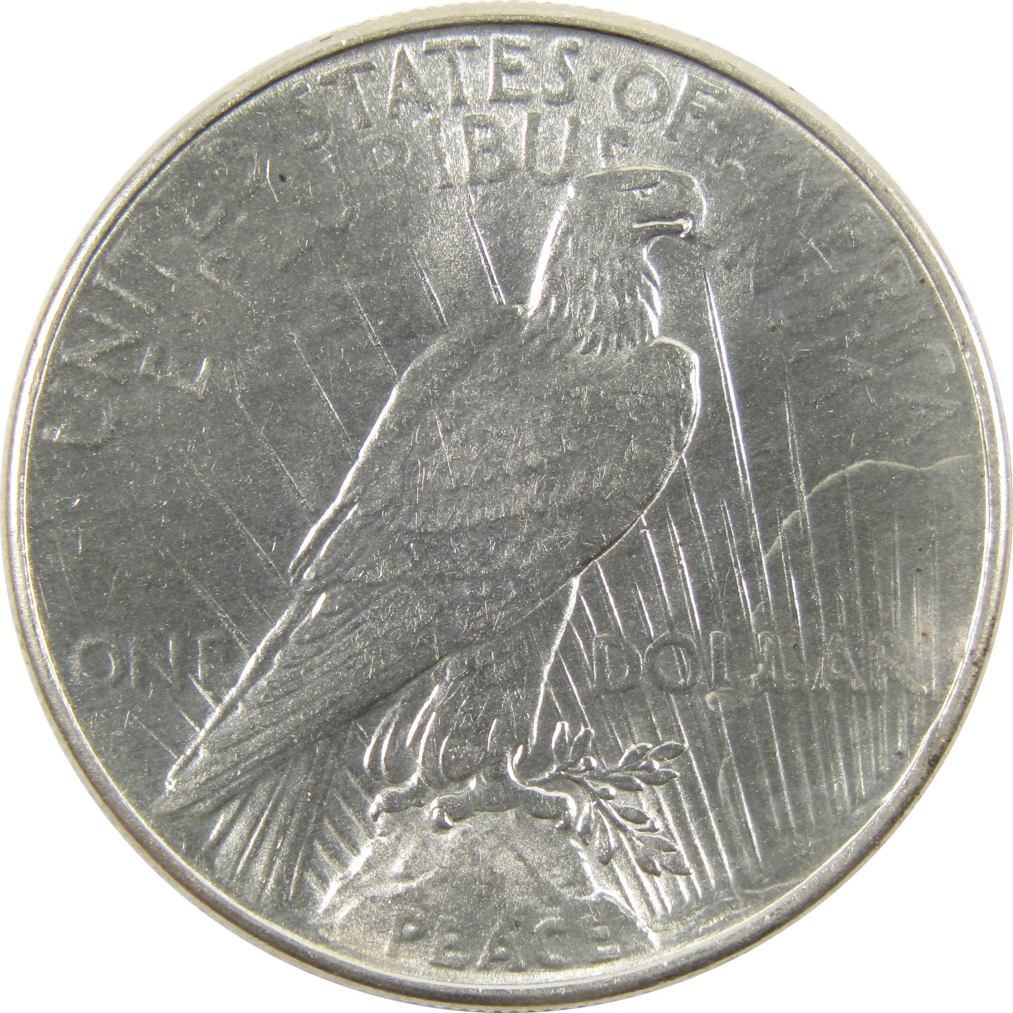 1934 Peace Dollar Borderline Uncirculated 90% Silver $1 SKU:I11180