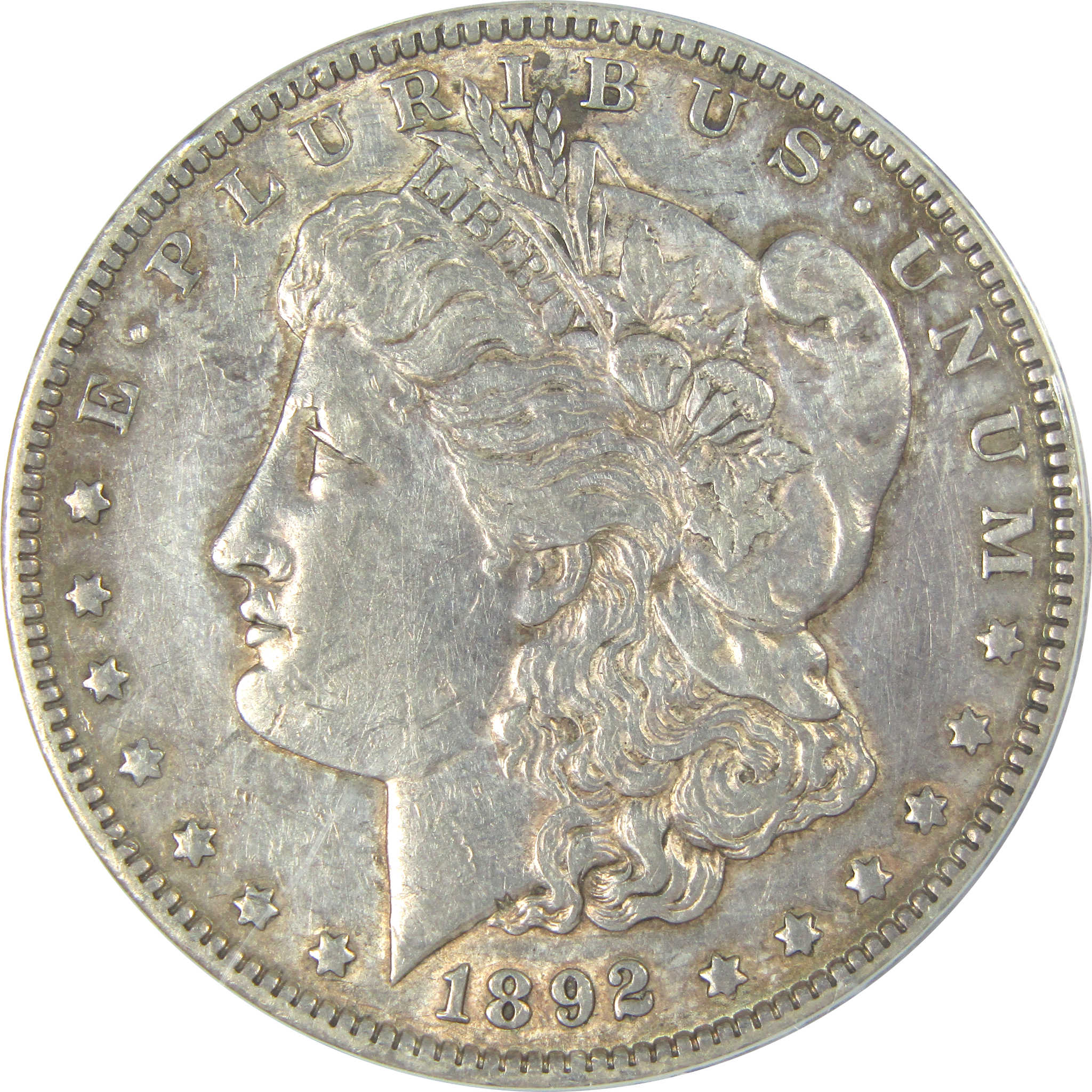 1892 Morgan Dollar EF 45 Details ANACS Silver $1 Coin SKU:I16204 - Morgan coin - Morgan silver dollar - Morgan silver dollar for sale - Profile Coins &amp; Collectibles