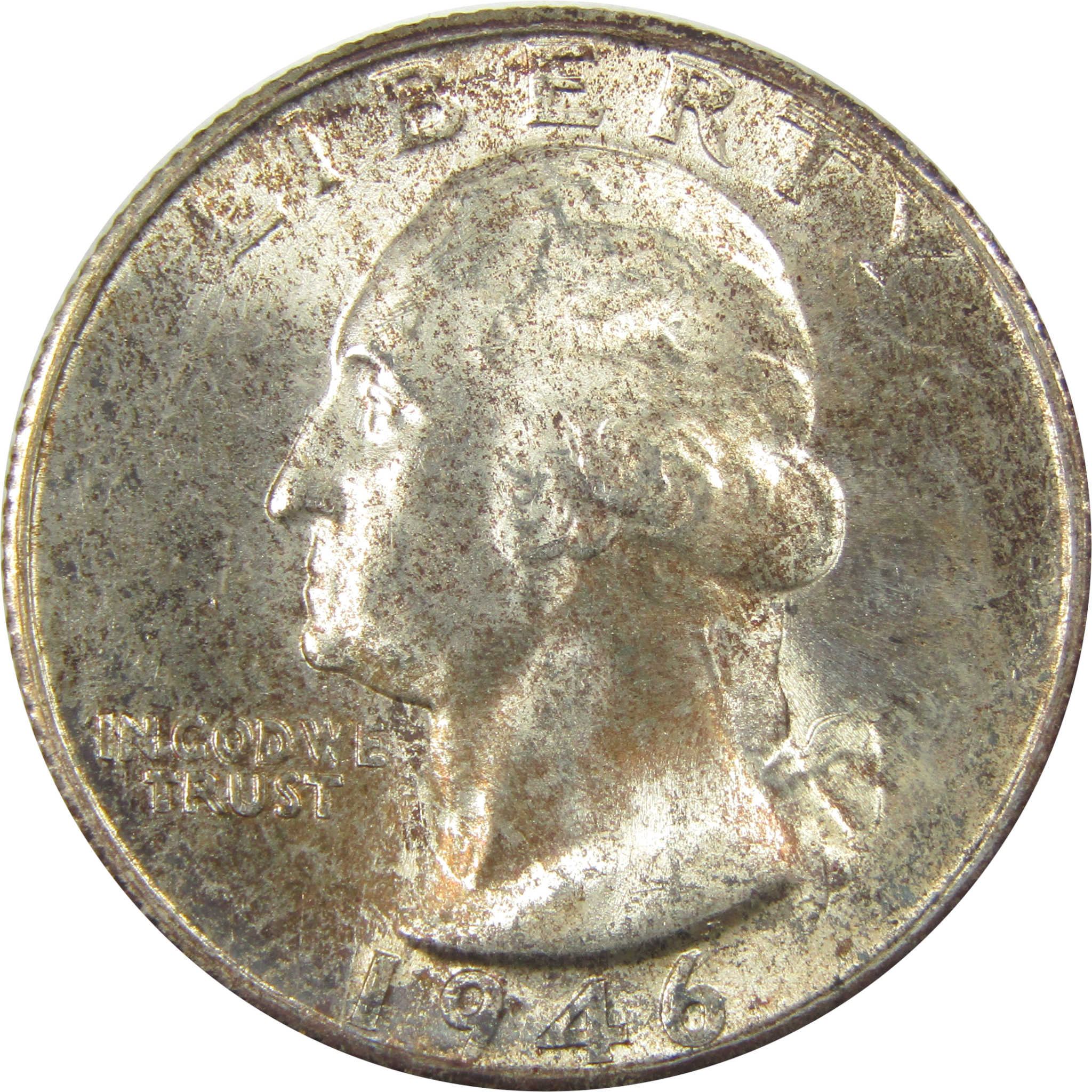 1946 S Washington Quarter Uncirculated Silver 25c Coin SKU:I21003