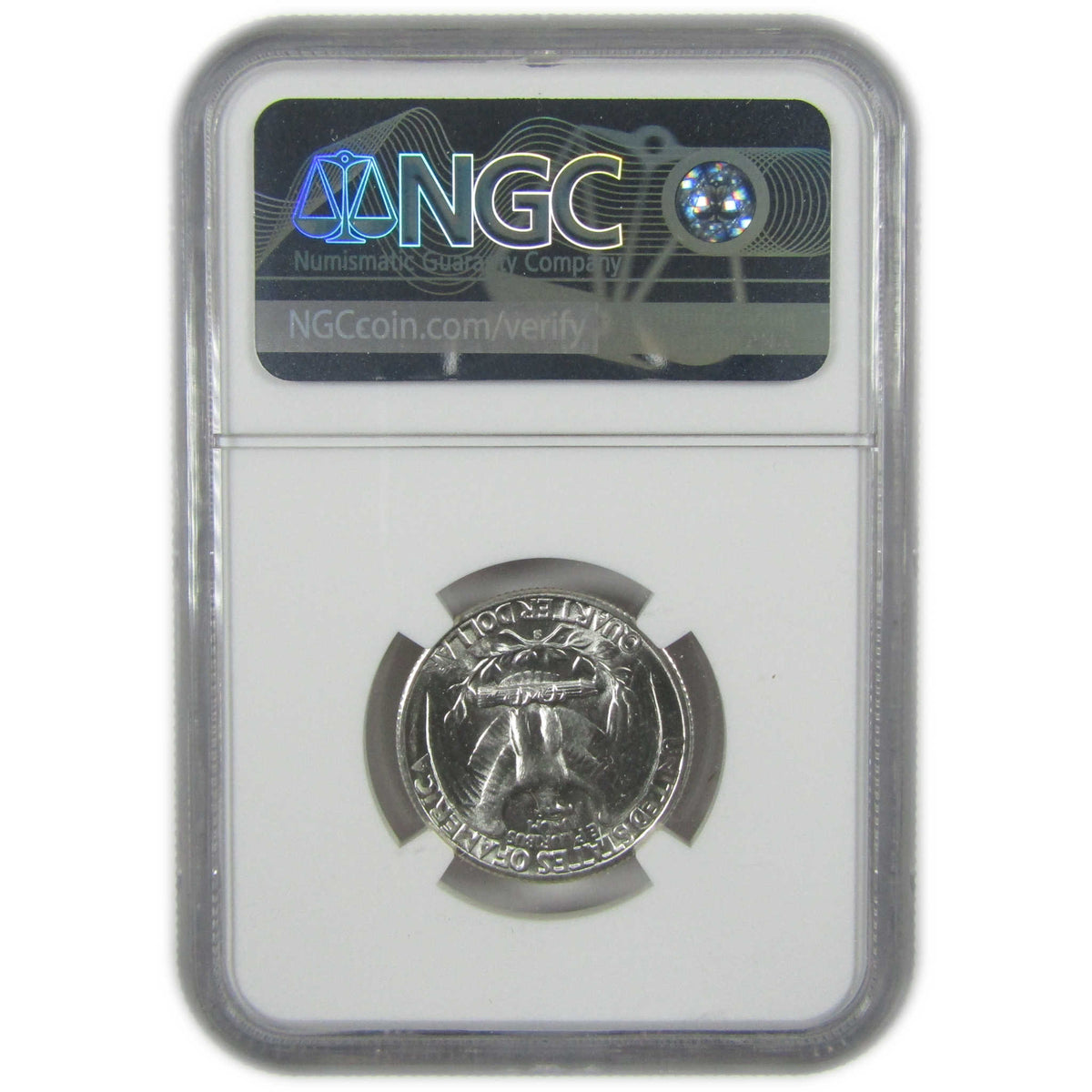1943 S Washington Silver 25c MS 64 NGC Bag Fragment SKU:I28703