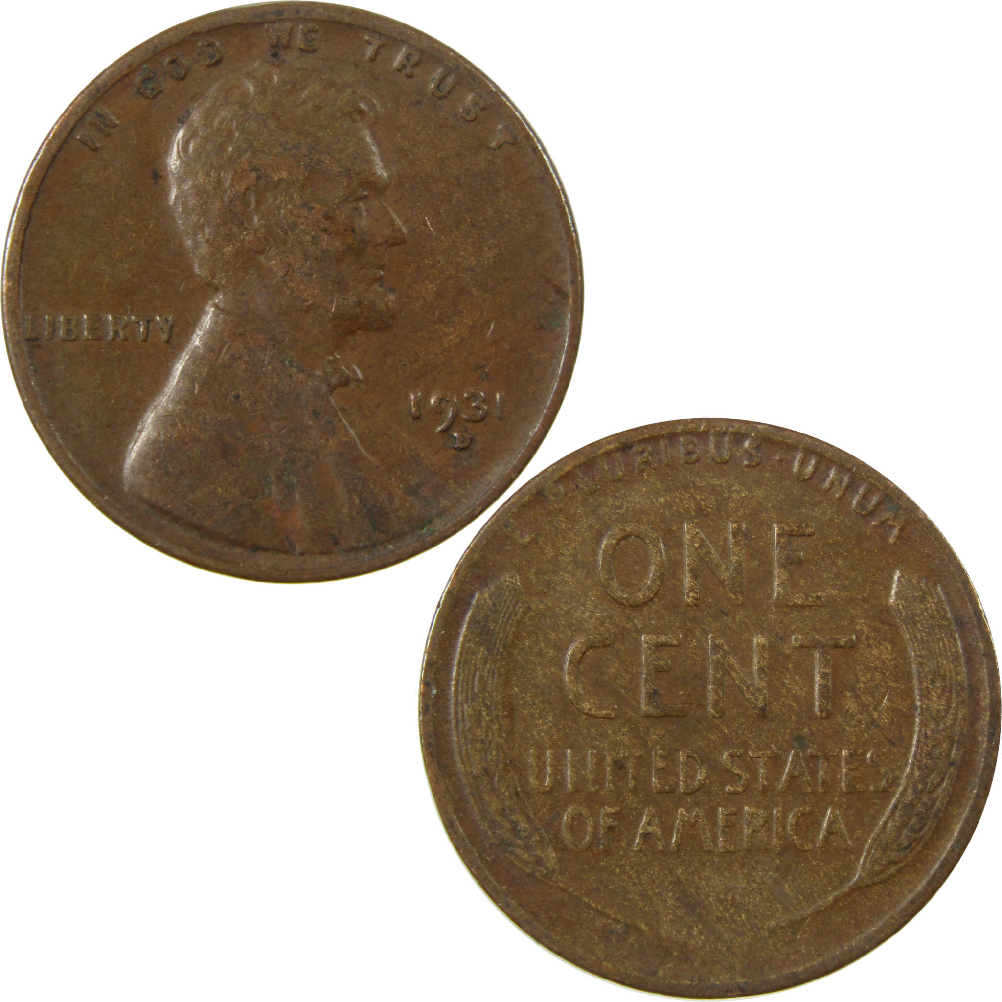1931 D Lincoln Wheat Cent VF Very Fine Penny SKU:I26705