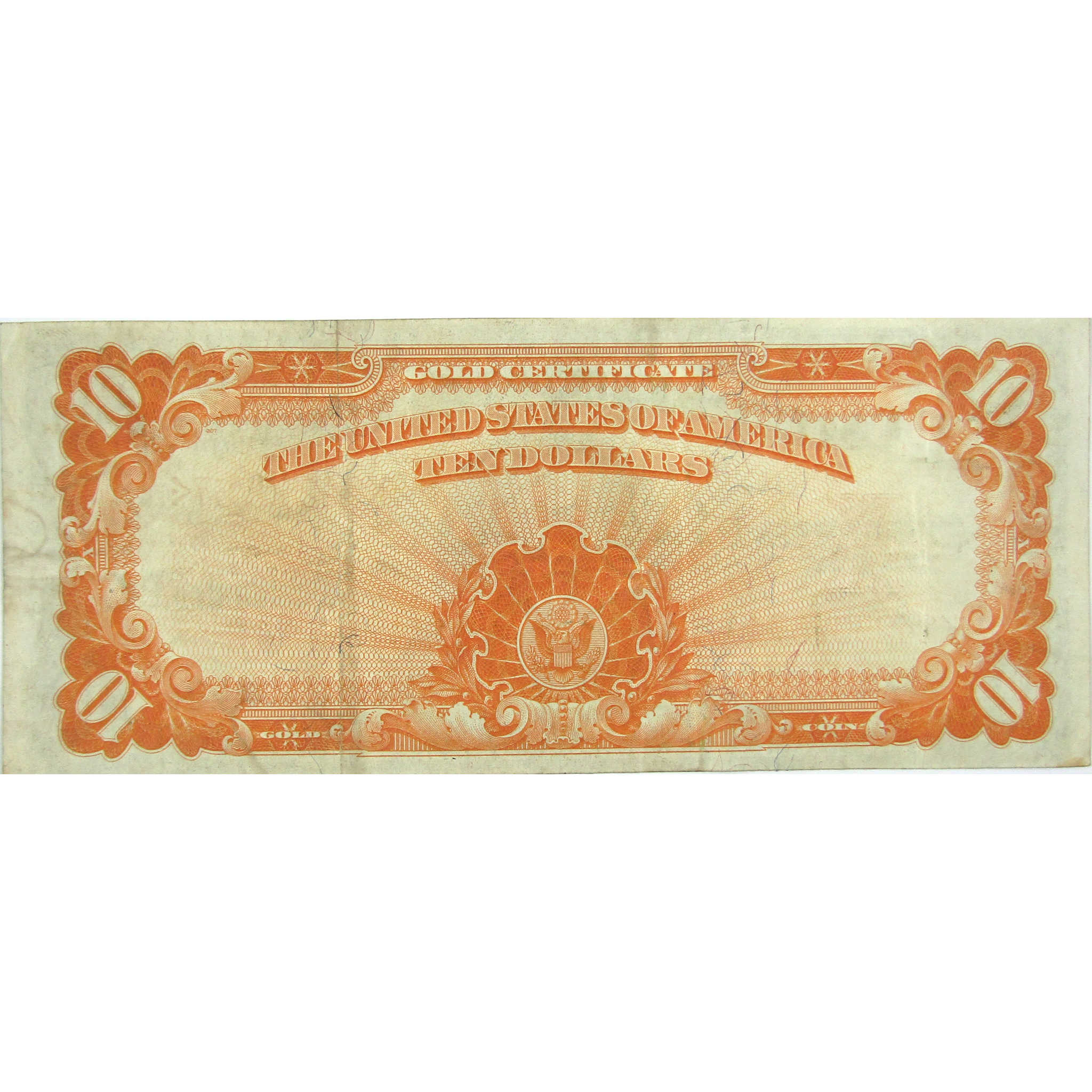 1922 $10 Large Size Gold Certificate FR1173 XF EF Extremely Fine