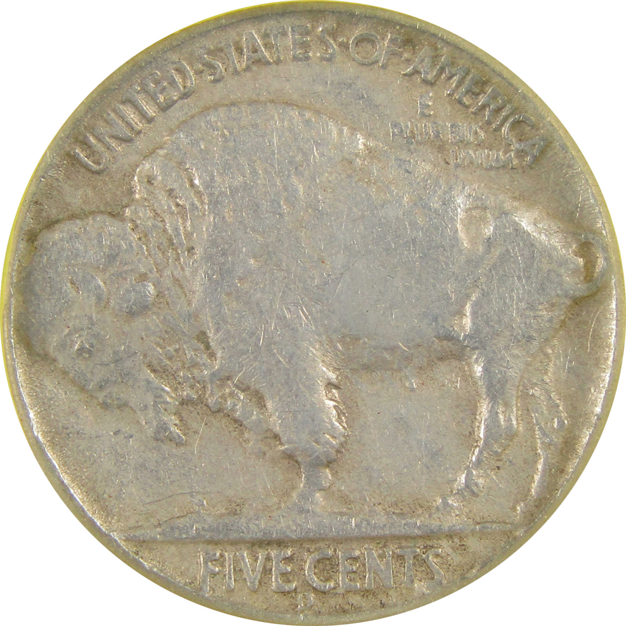 1937 D 3 Legs Indian Head Buffalo Nickel VF 35 ICG 5c Coin SKU:I19609