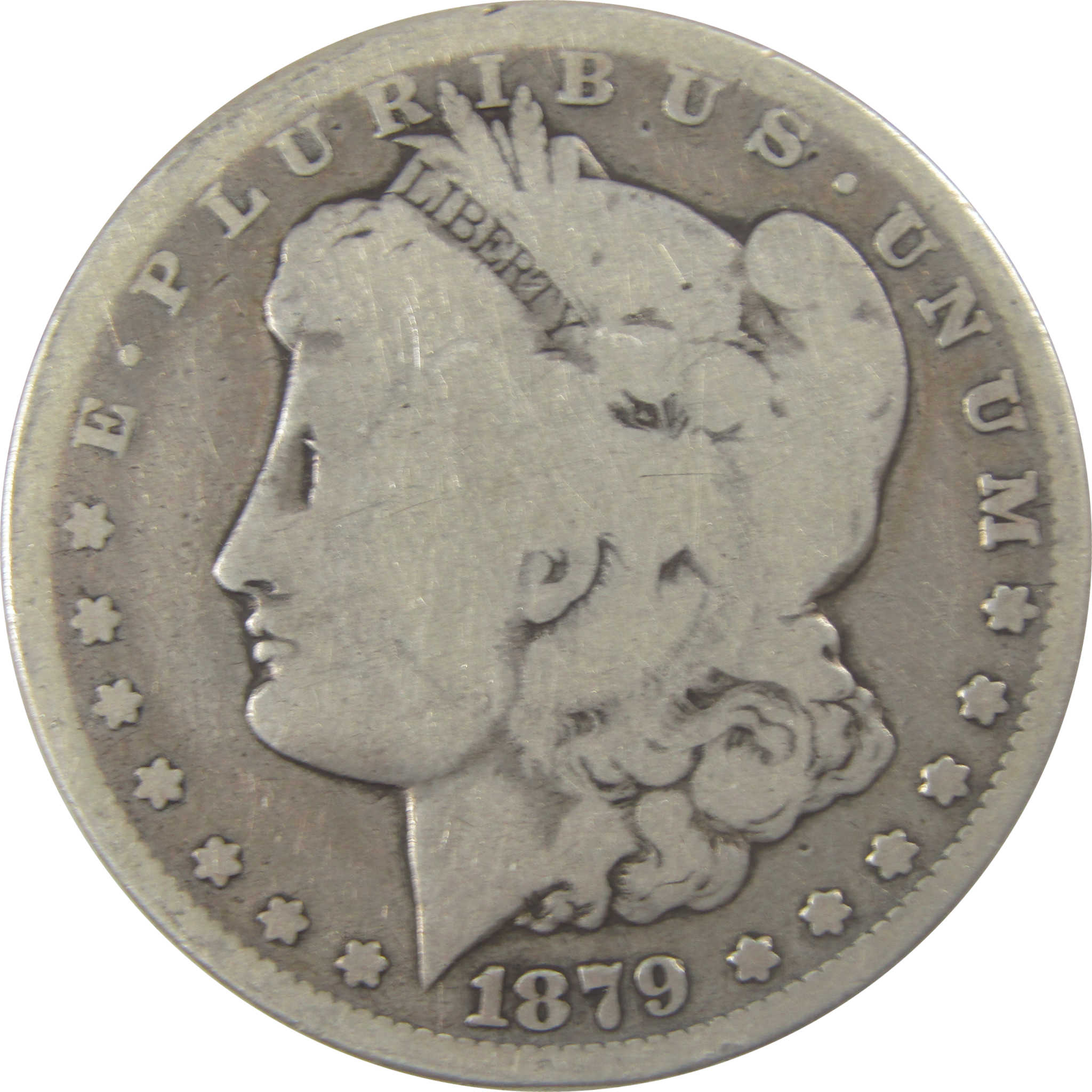 1879 CC Morgan Silver Dollar G Good $1 Coin SKU:I24606 - Morgan coin - Morgan silver dollar - Morgan silver dollar for sale - Profile Coins &amp; Collectibles